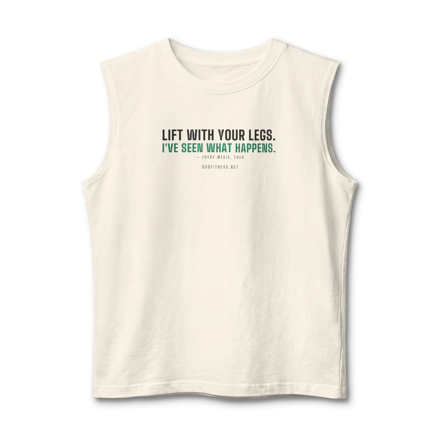 DoD Fitness - Lift With Your Legs Stringer Tank
