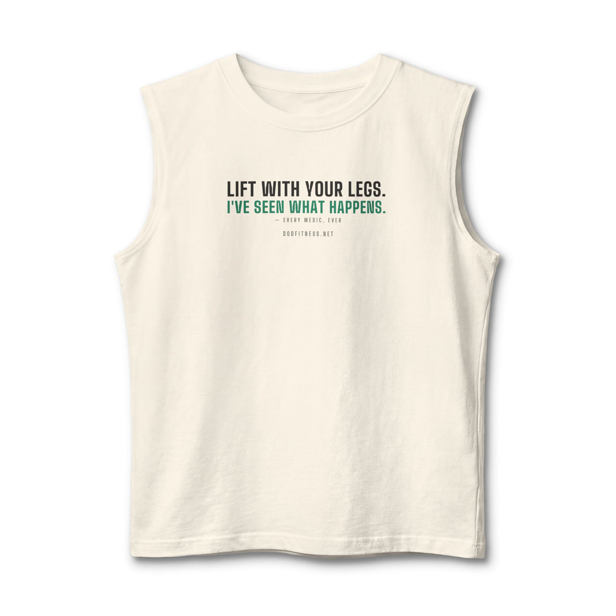 Lift With Your Legs stringer tank - funny gym tank by DoD Fitness
