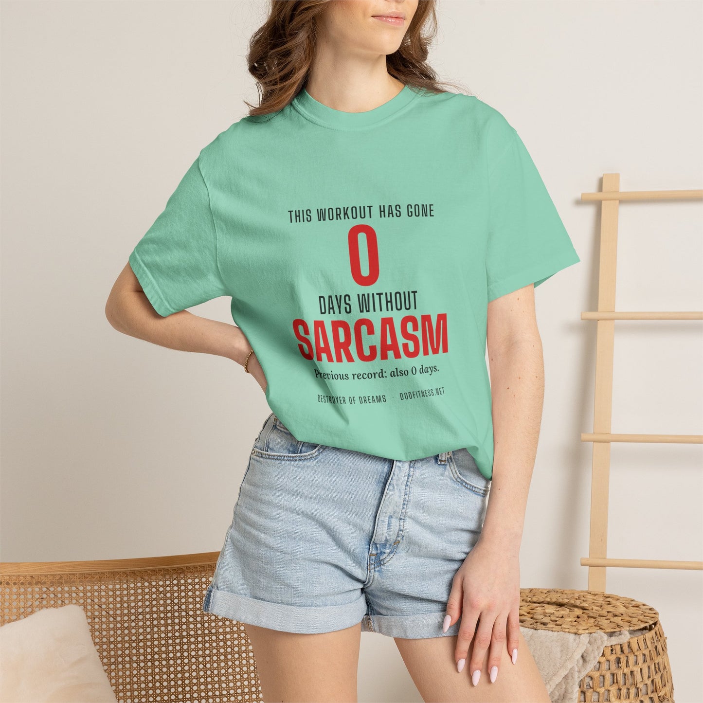 DoD Fitness - 0 Days Sarcasm Men's Tee