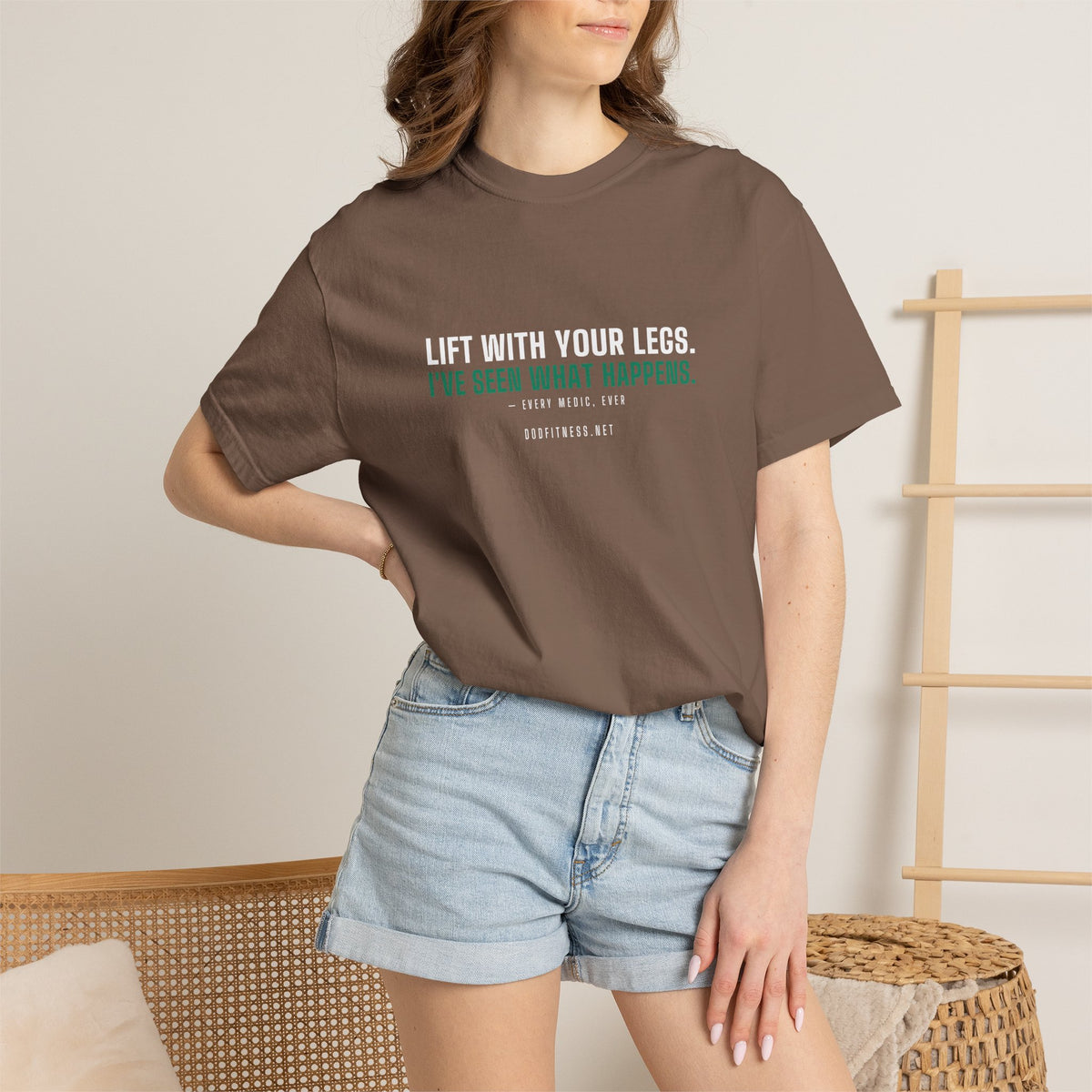 DoD Fitness - Lift With Your Legs Men's Tee