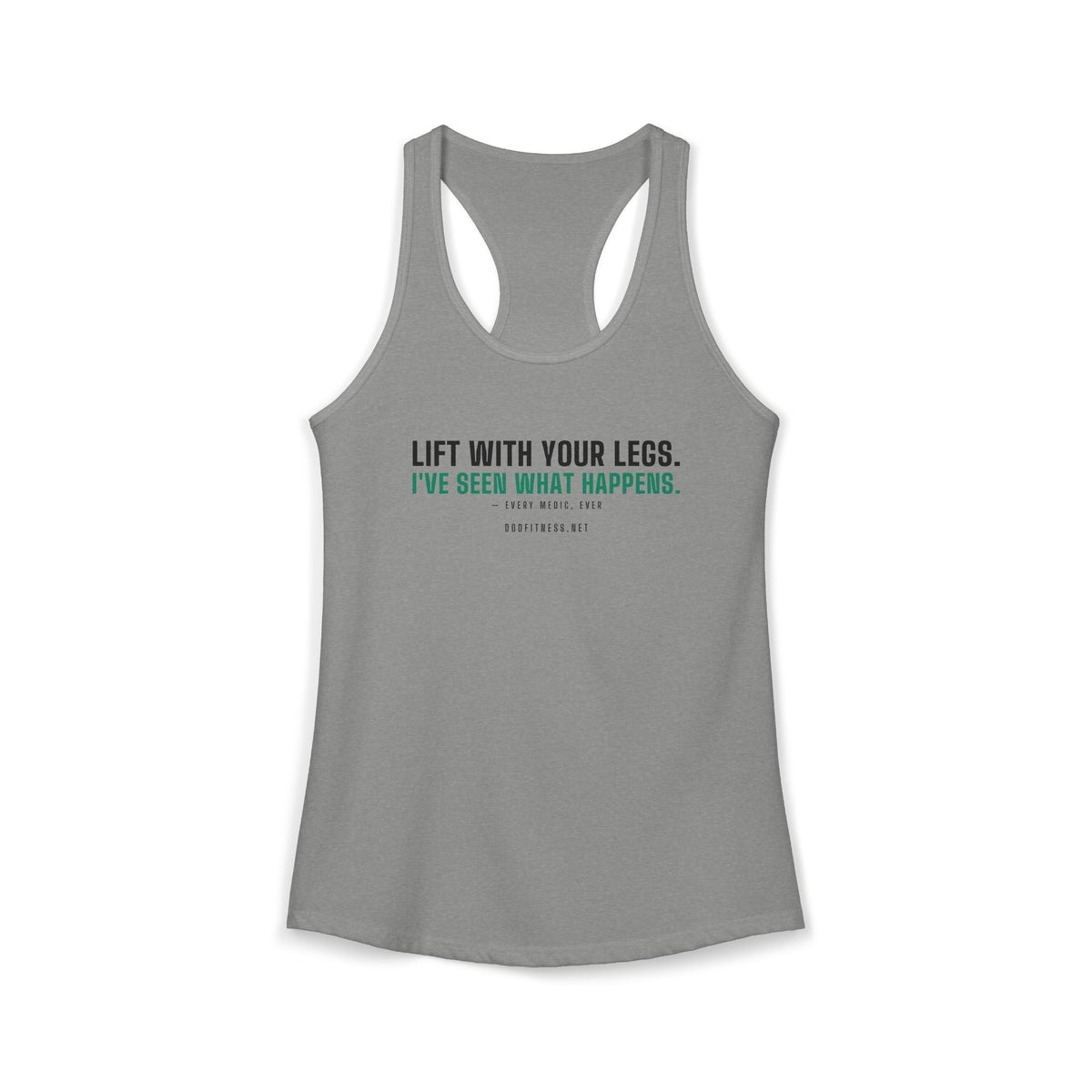 DoD Fitness - Lift With Your Legs Women's Tank