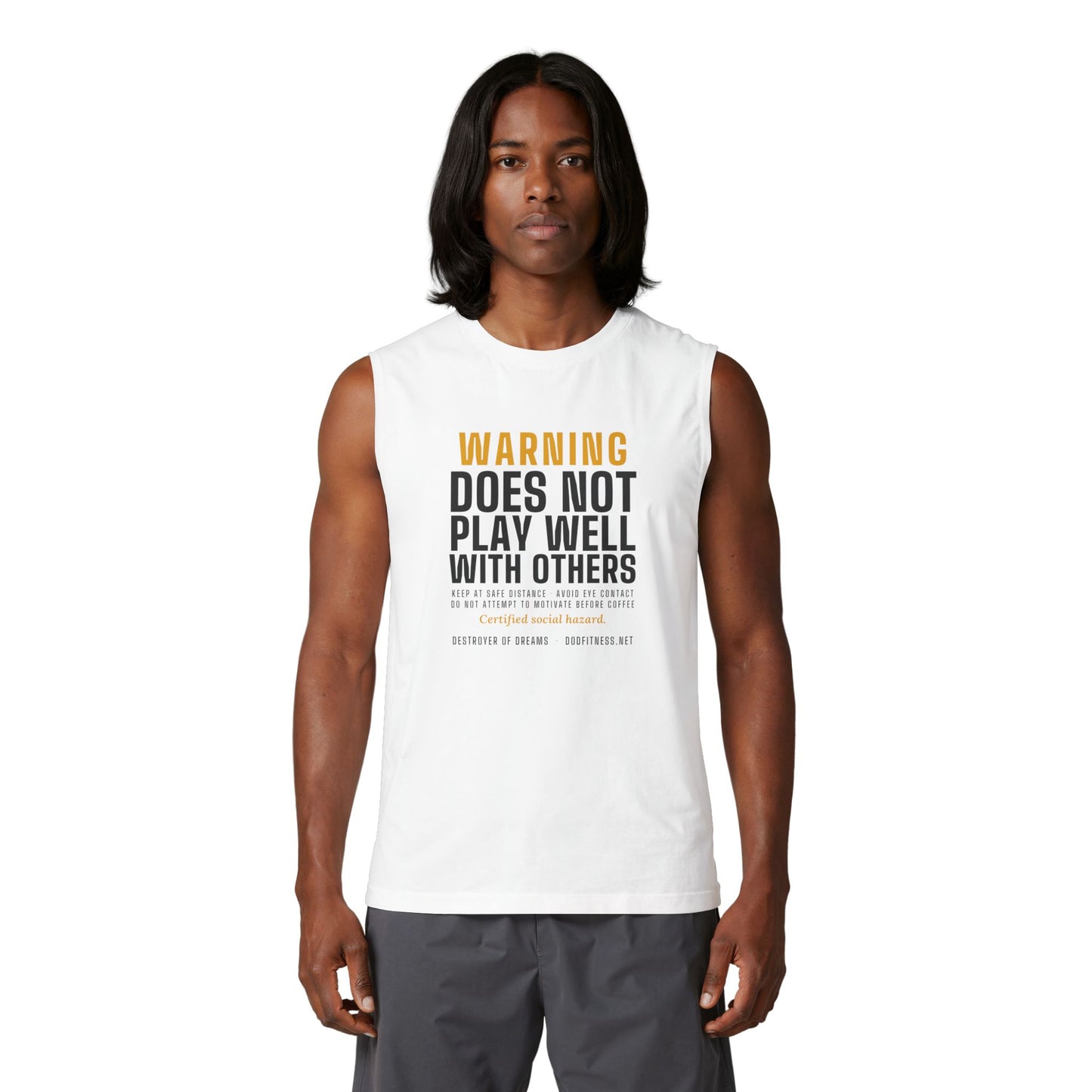 DoD Fitness - Warning Label Stringer Tank
