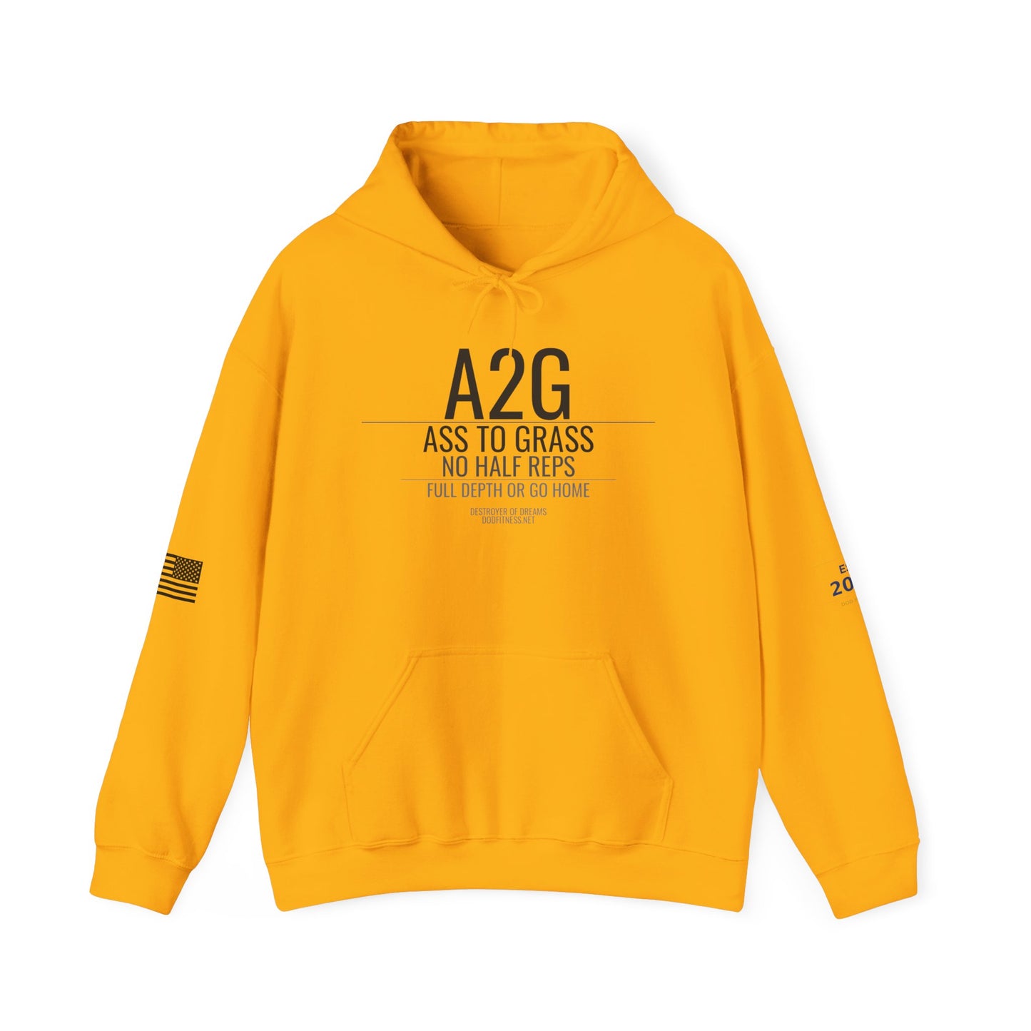 DoD Fitness - A2G - No Half Reps Hoodie