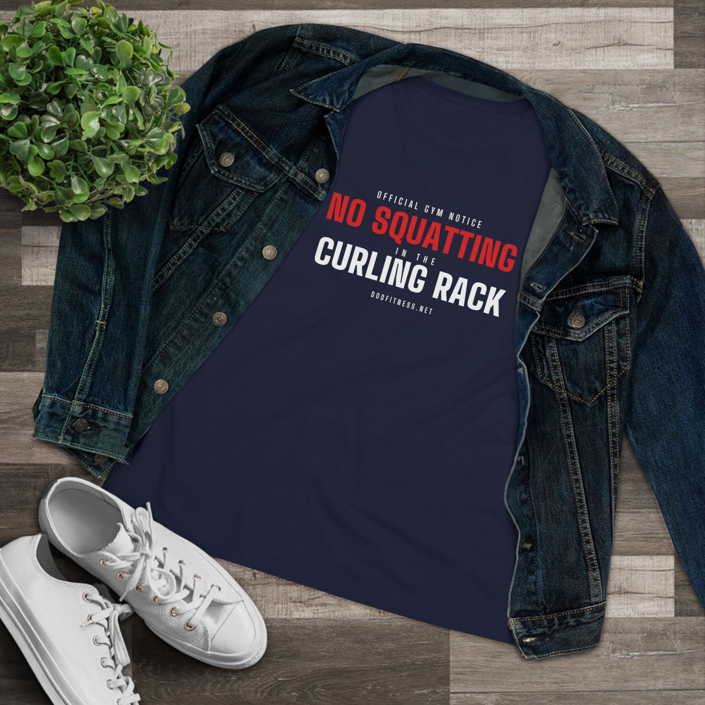DoD Fitness - Curling Rack Women's Tee
