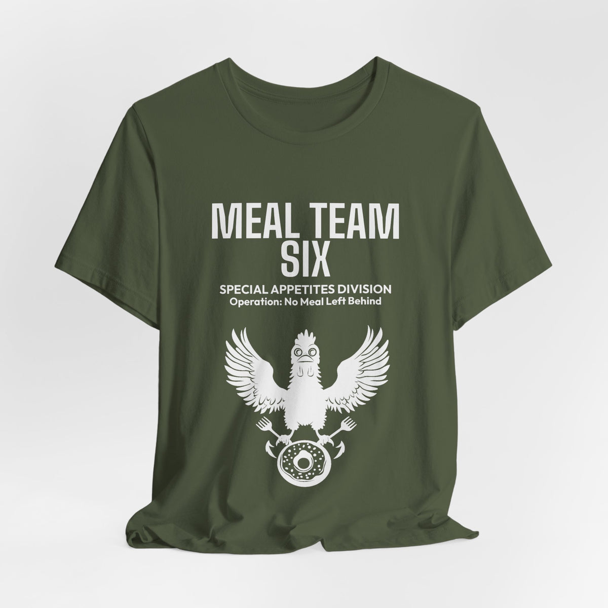 MEAL Team 6 - No Meal Left Behind men's tee - funny gym shirt by DoD Fitness