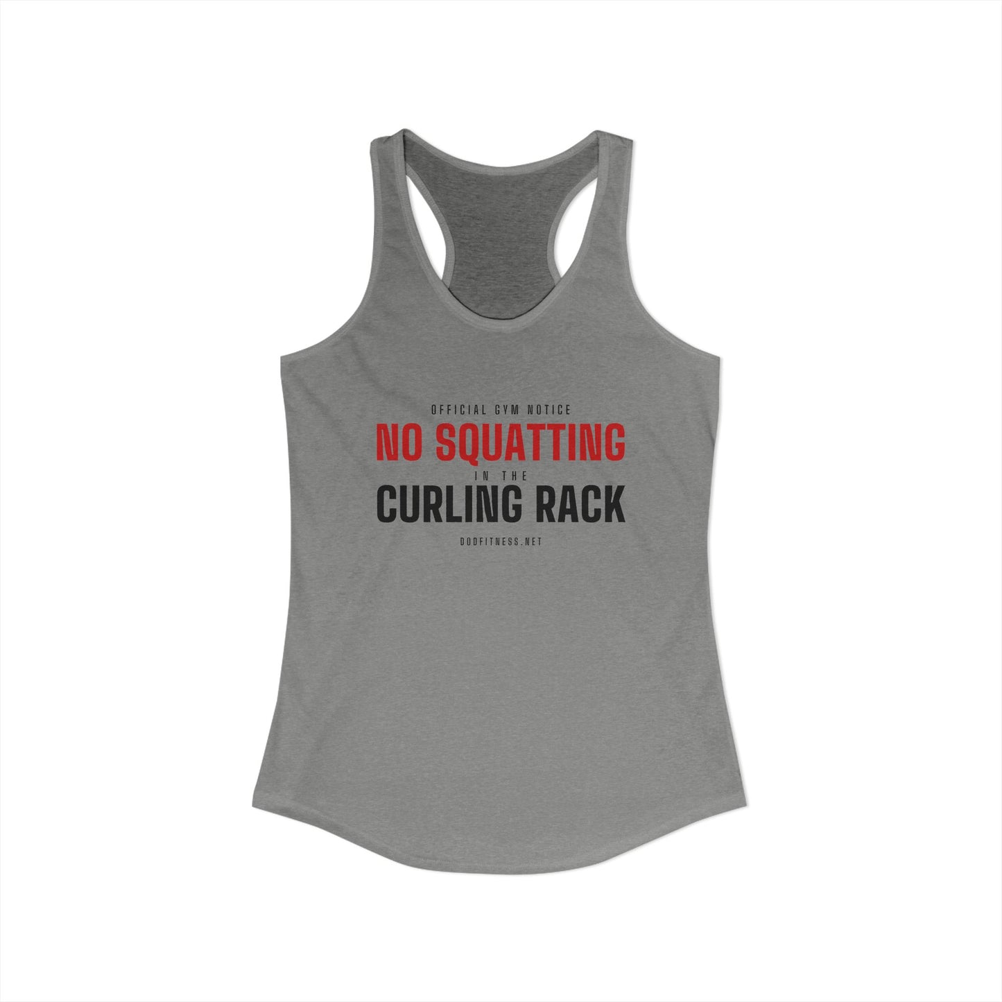 DoD Fitness - Curling Rack Women's Tank