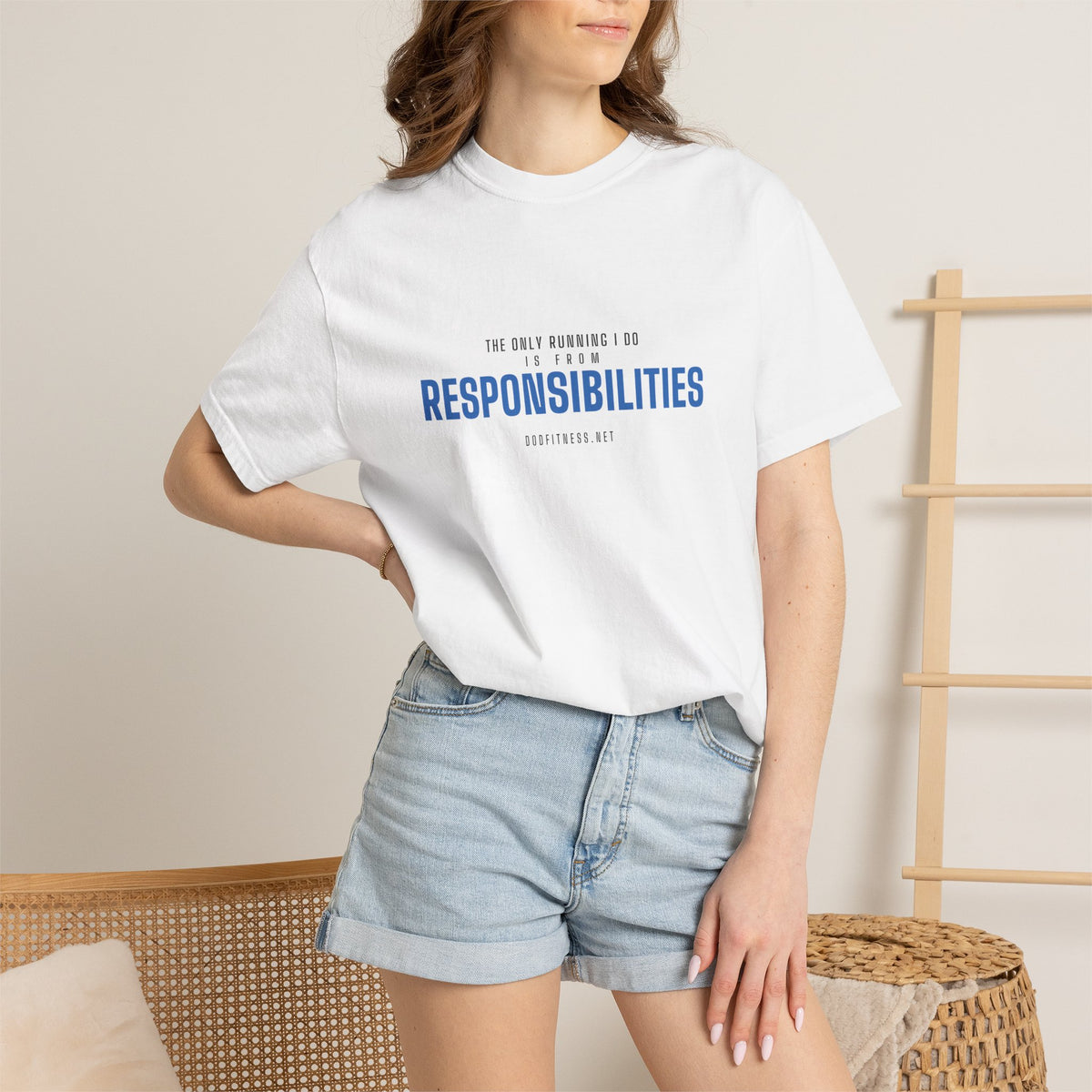 DoD Fitness - Running From Responsibilities Men's Tee
