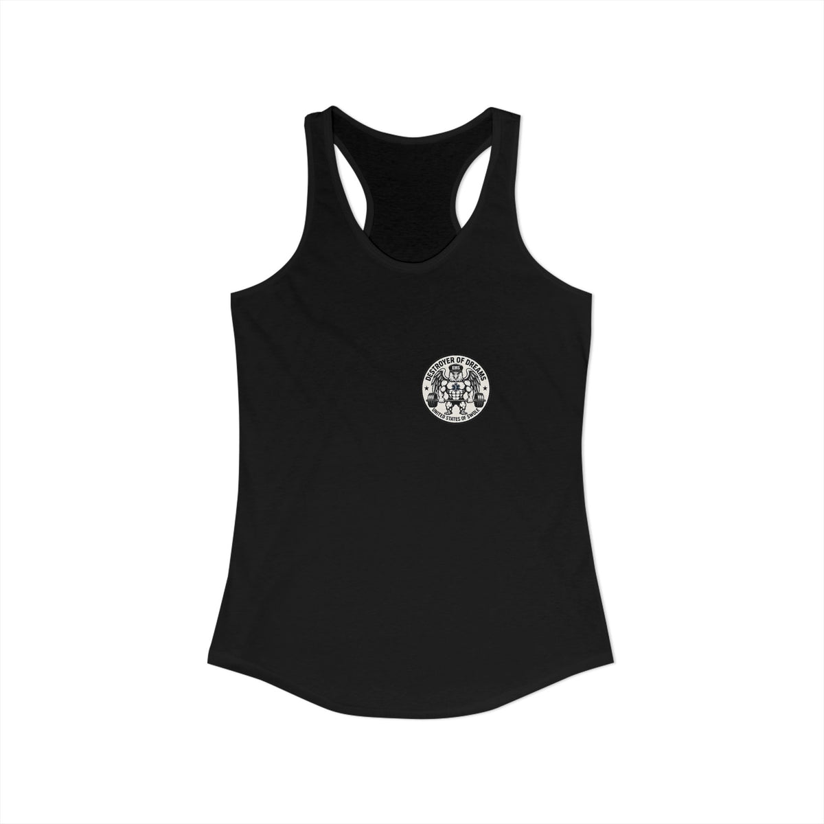 Thin Green Line women's tank - funny gym shirt by DoD Fitness