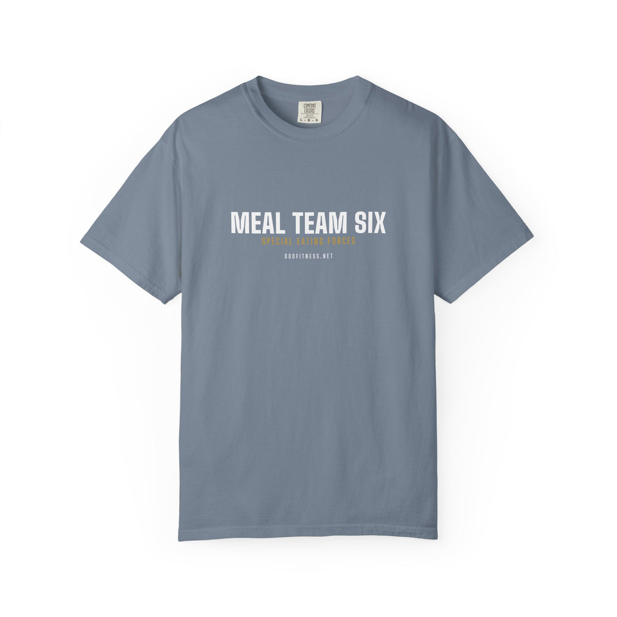 MEAL Team 6 - Special Eating Forces men's tee in Blue Jean - funny gym shirt by DoD Fitness