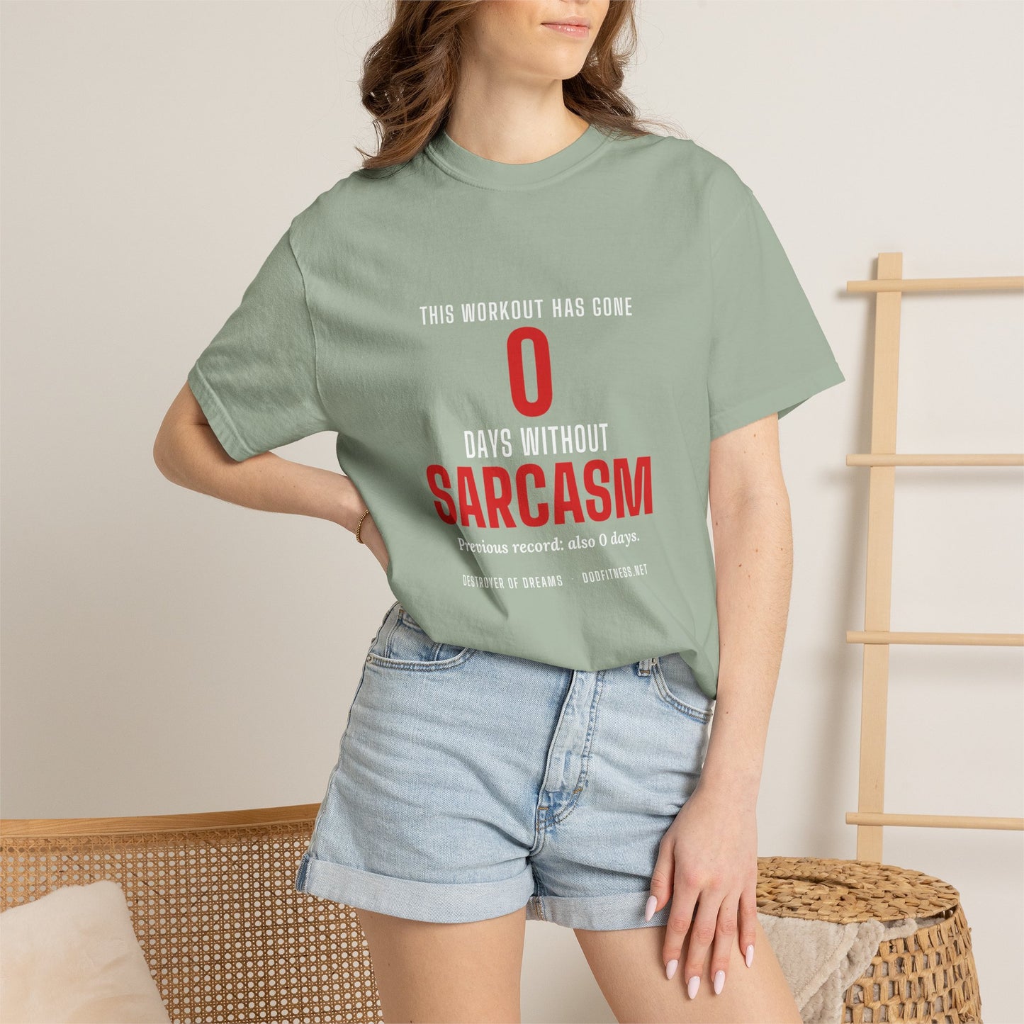 DoD Fitness - 0 Days Sarcasm Men's Tee