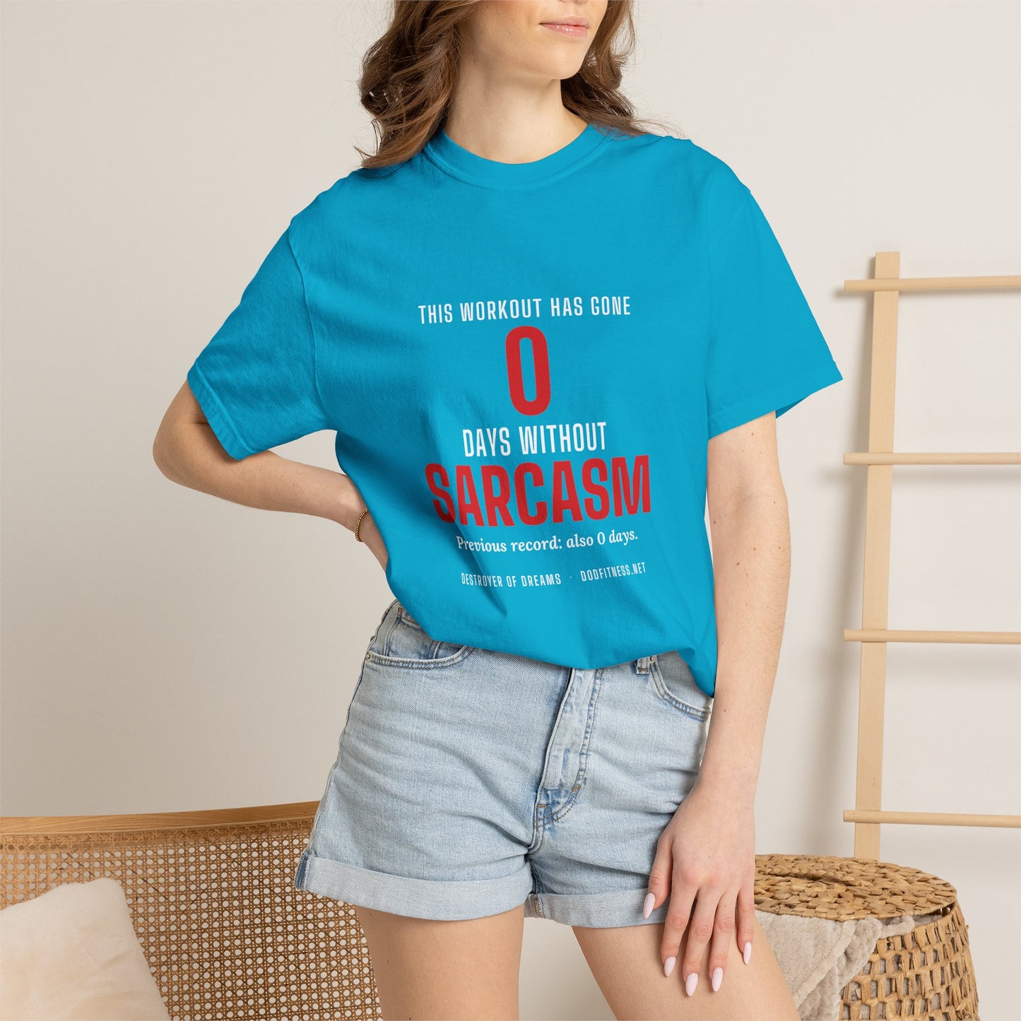 DoD Fitness - 0 Days Sarcasm Men's Tee
