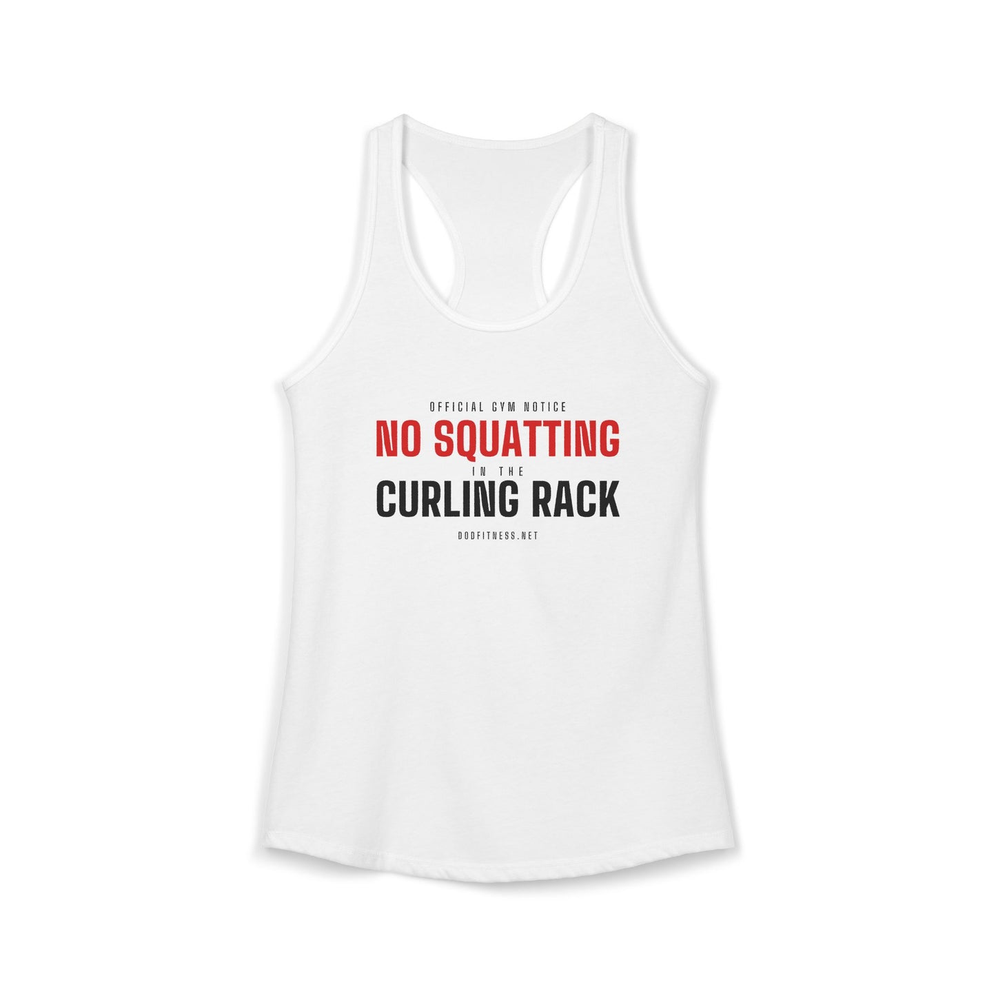 DoD Fitness - Curling Rack Women's Tank