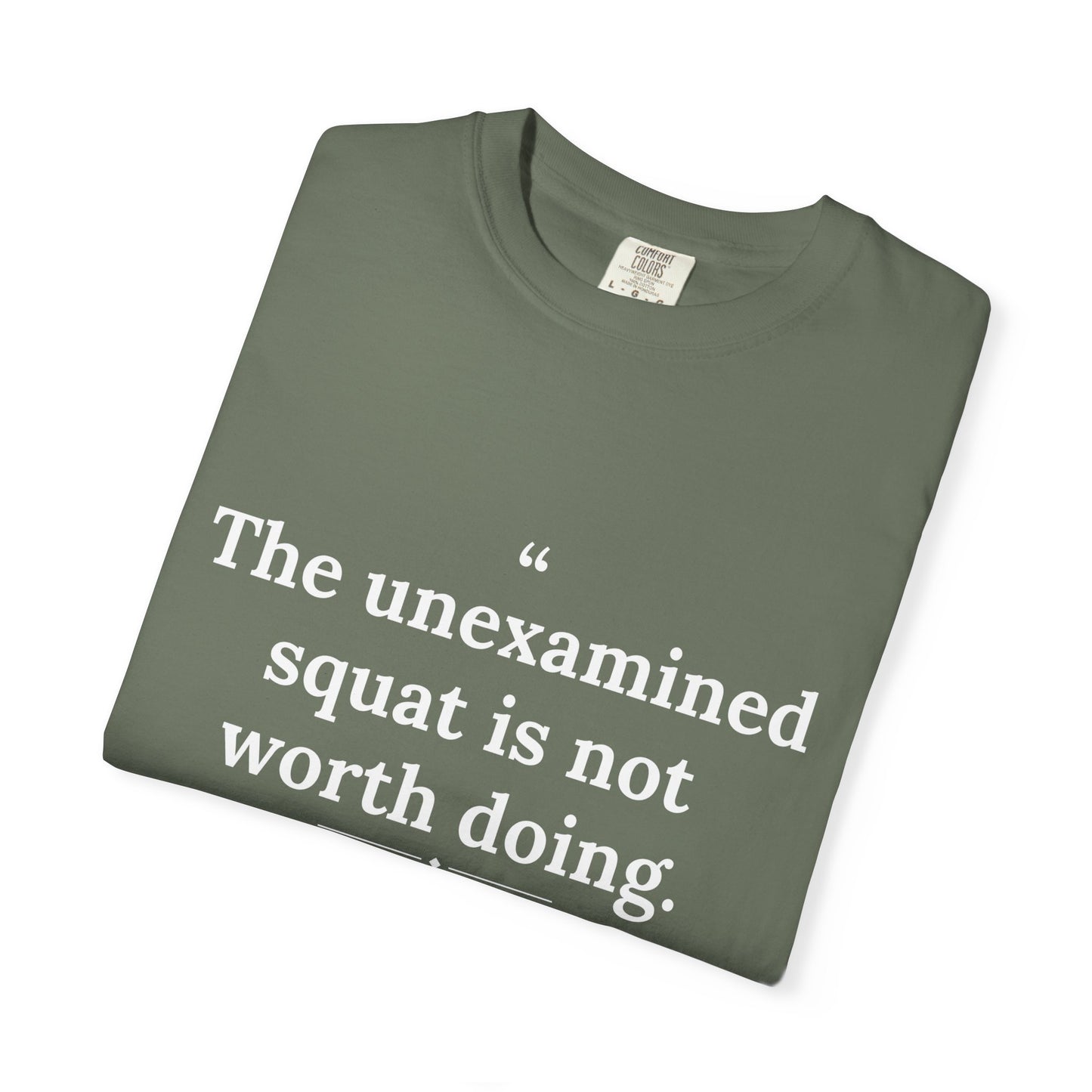 Assticles - The Unexamined Squat men's tee - funny gym shirt by DoD Fitness