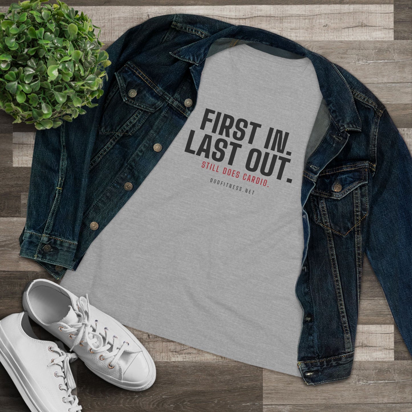 DoD Fitness - First In Last Out Women's Tee