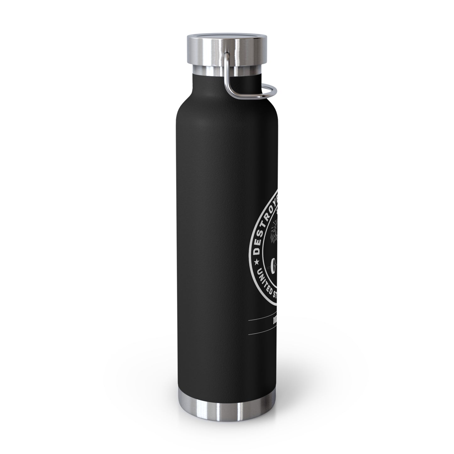 Fitness Logo Water Bottle — 22oz Copper Vacuum Insulated Sports Bottle