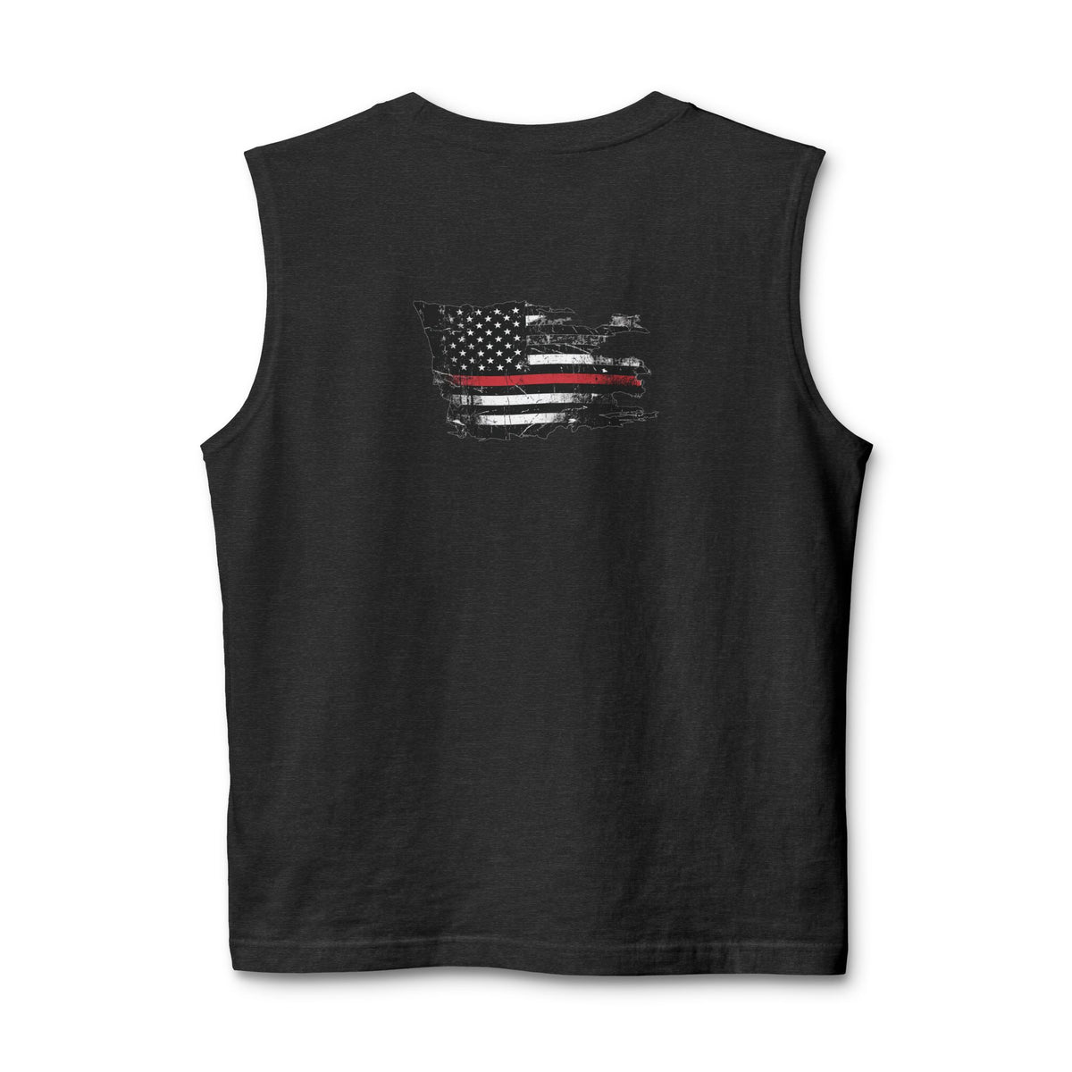 Thin Red Line stringer tank - funny gym shirt by DoD Fitness