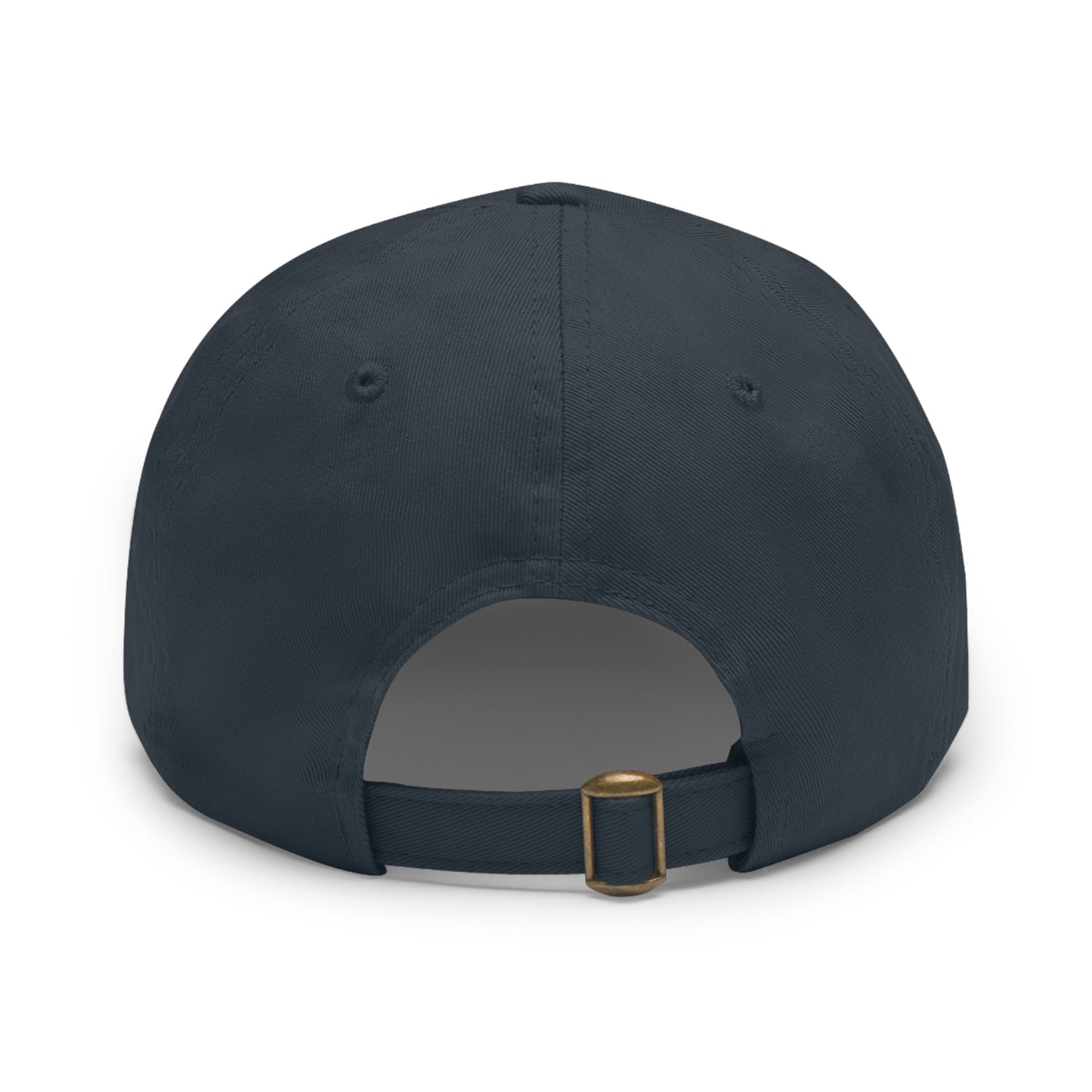 DOD Dad Hat with Leather Patch (Round)