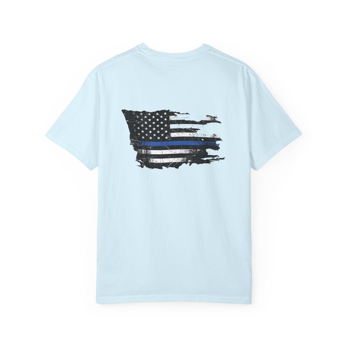 Thin Blue Line men's tee - funny gym shirt by DoD Fitness