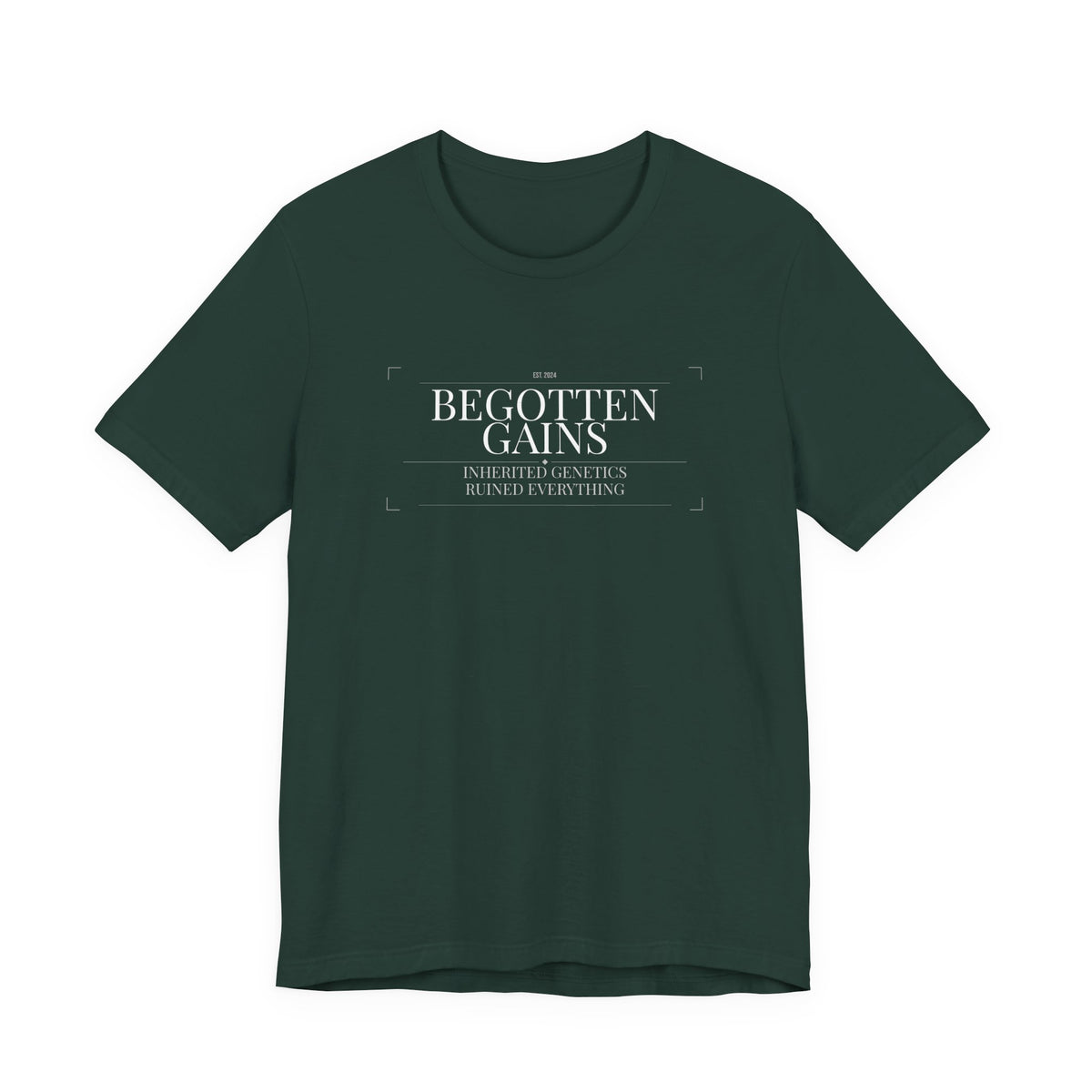 Begotten Gains - Iron Devotion men's tee - funny gym shirt by DoD Fitness