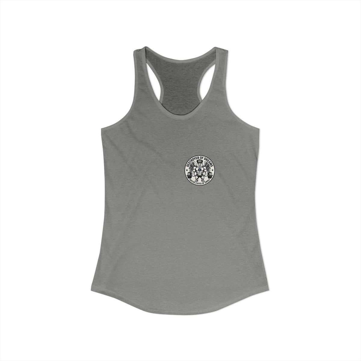 Thin Green Line women's tank - funny gym shirt by DoD Fitness