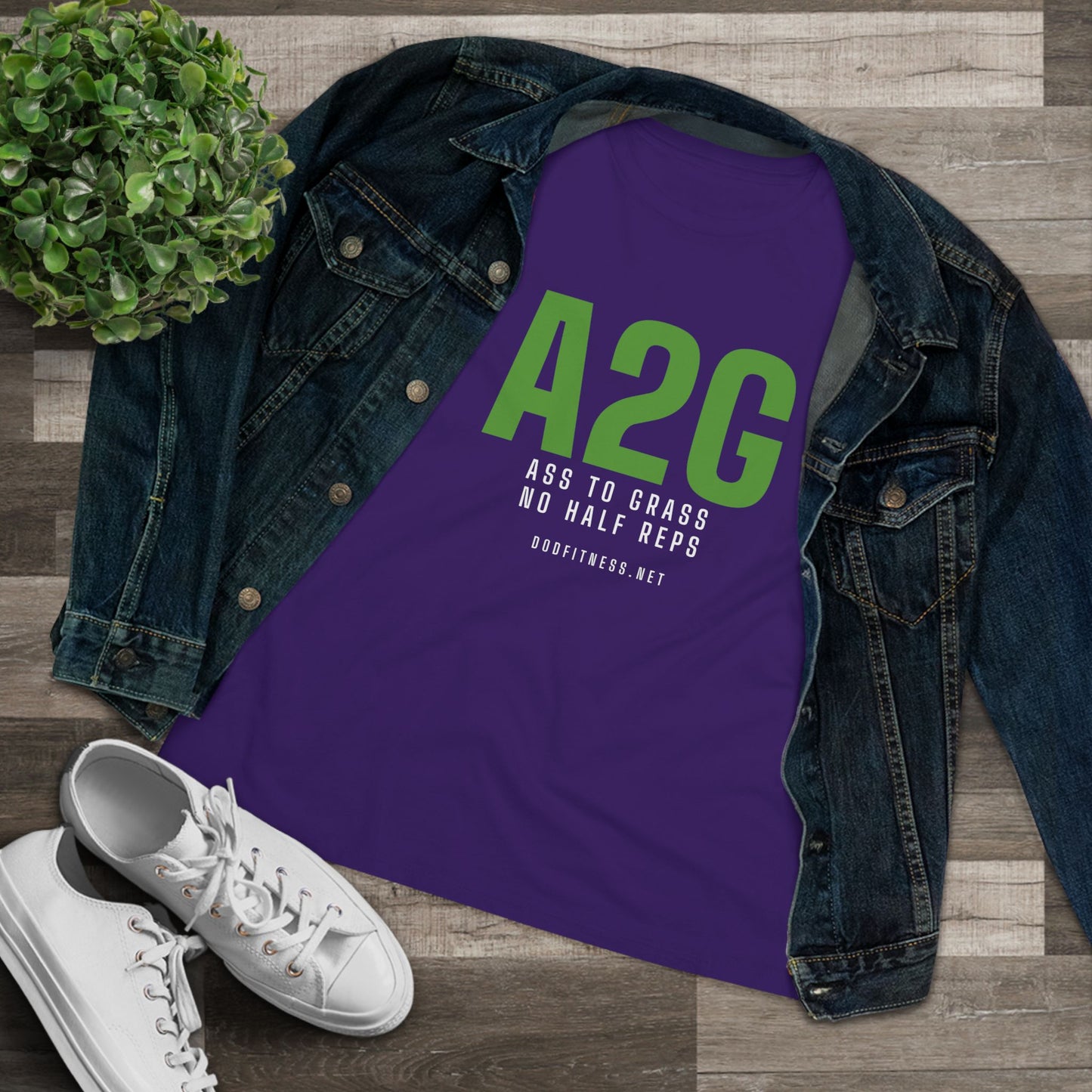 DoD Fitness - A2G - No Half Reps Women's Tee