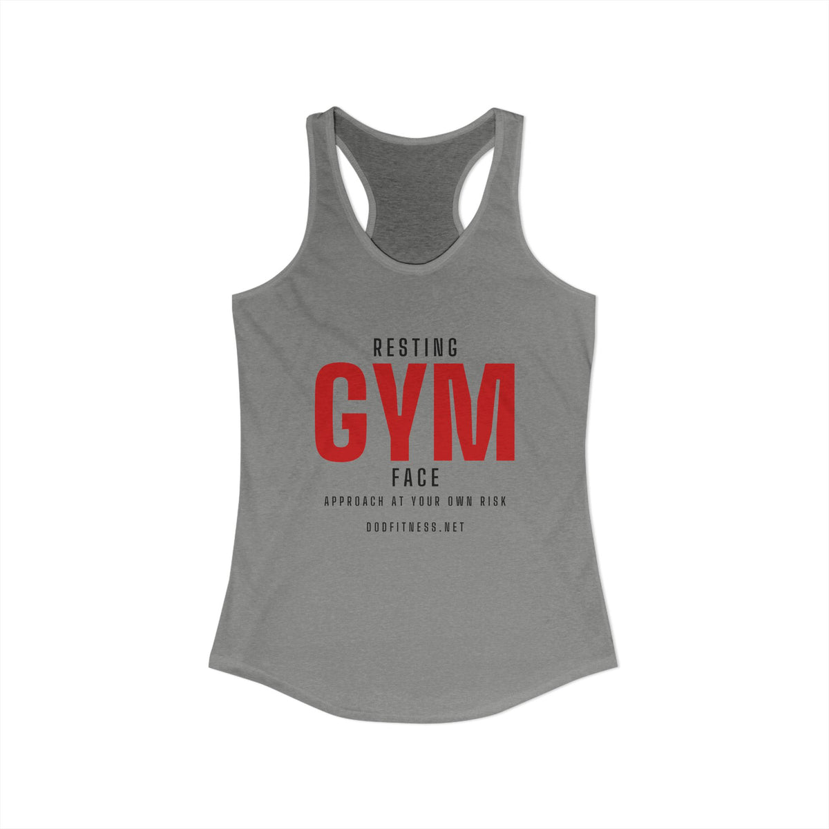 DoD Fitness - Resting Gym Face Women's Tank