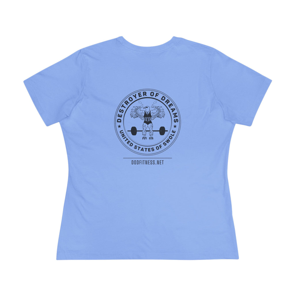 Warning Label women's tee - funny gym shirt by DoD Fitness