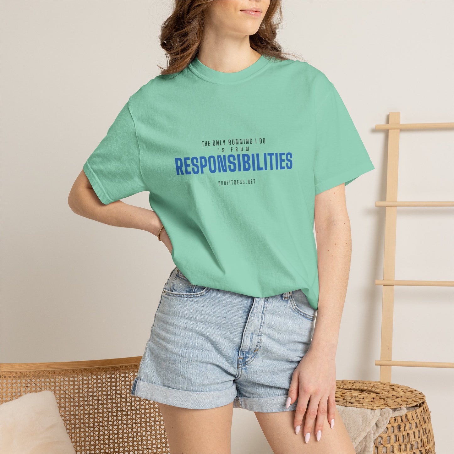 DoD Fitness - Running From Responsibilities Men's Tee