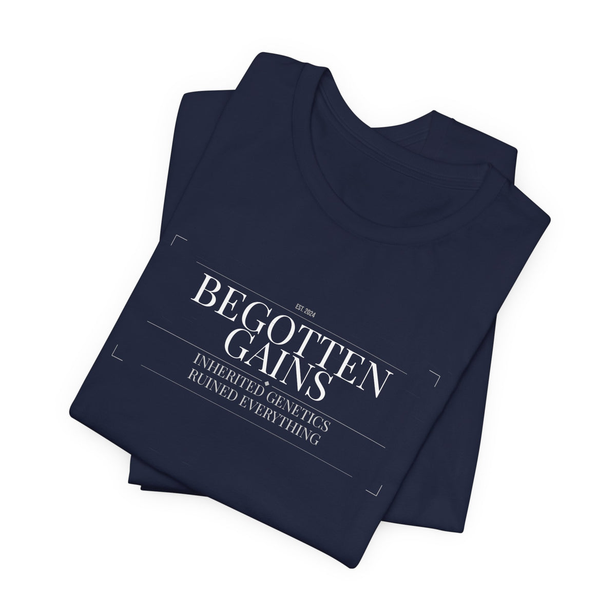 Begotten Gains - Iron Devotion men's tee - funny gym shirt by DoD Fitness