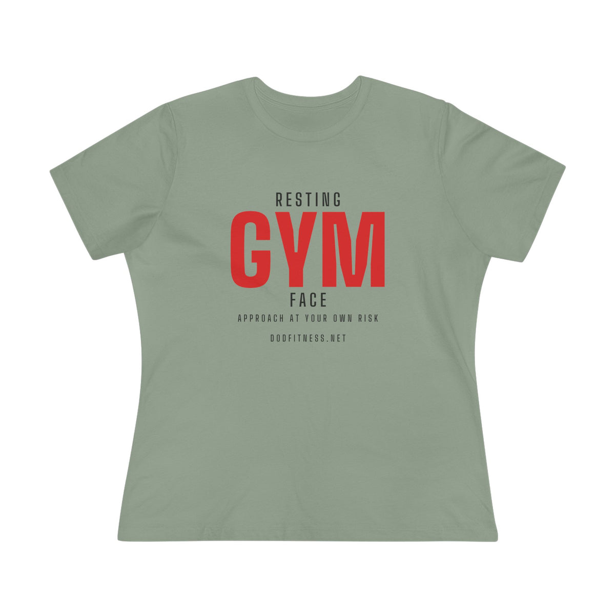 DoD Fitness - Resting Gym Face Women's Tee