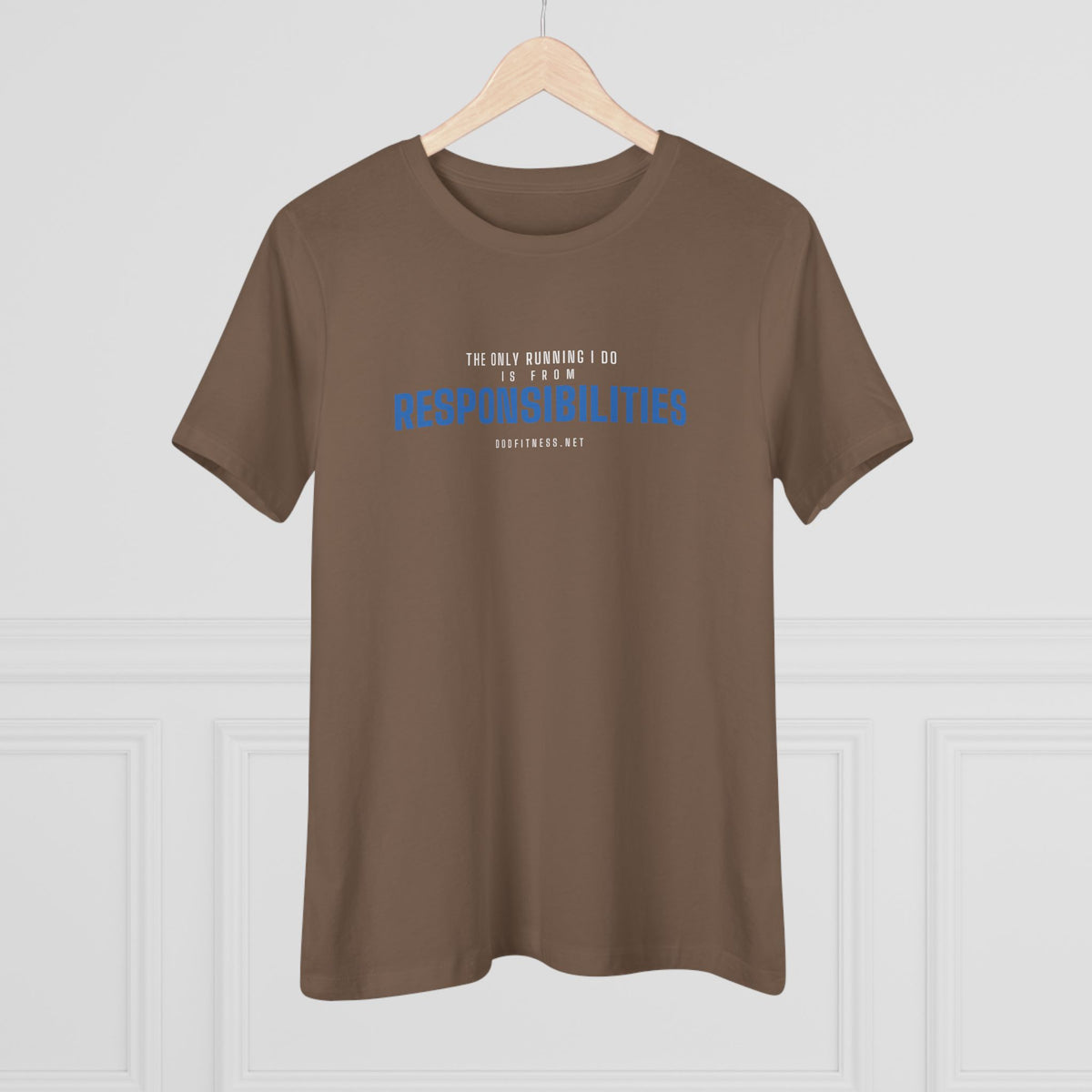DoD Fitness - Running From Responsibilities Women's Tee