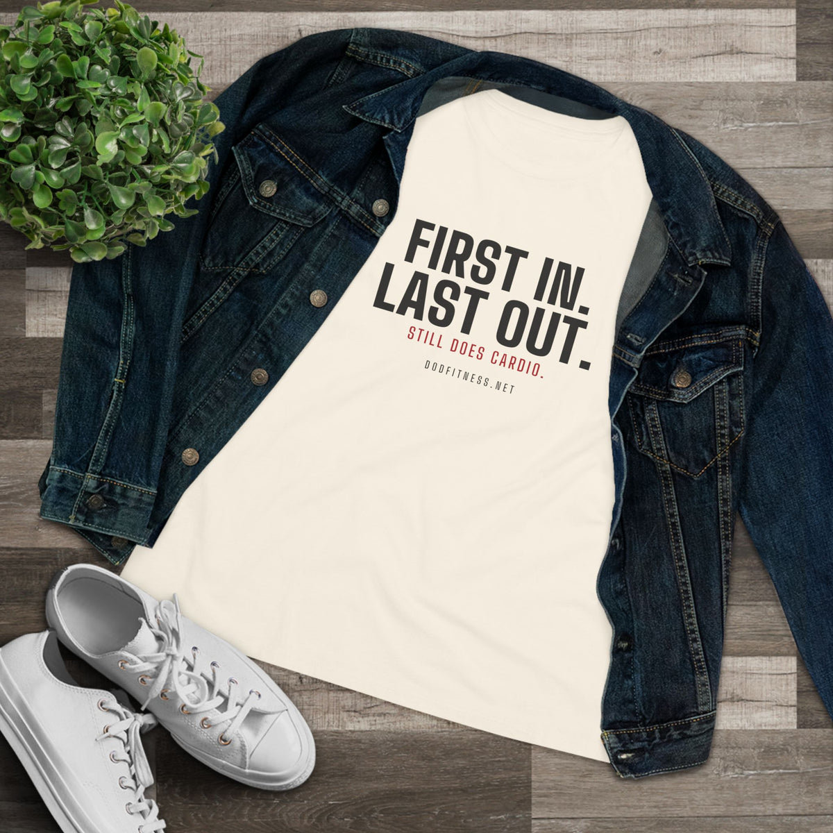 DoD Fitness - First In Last Out Women's Tee