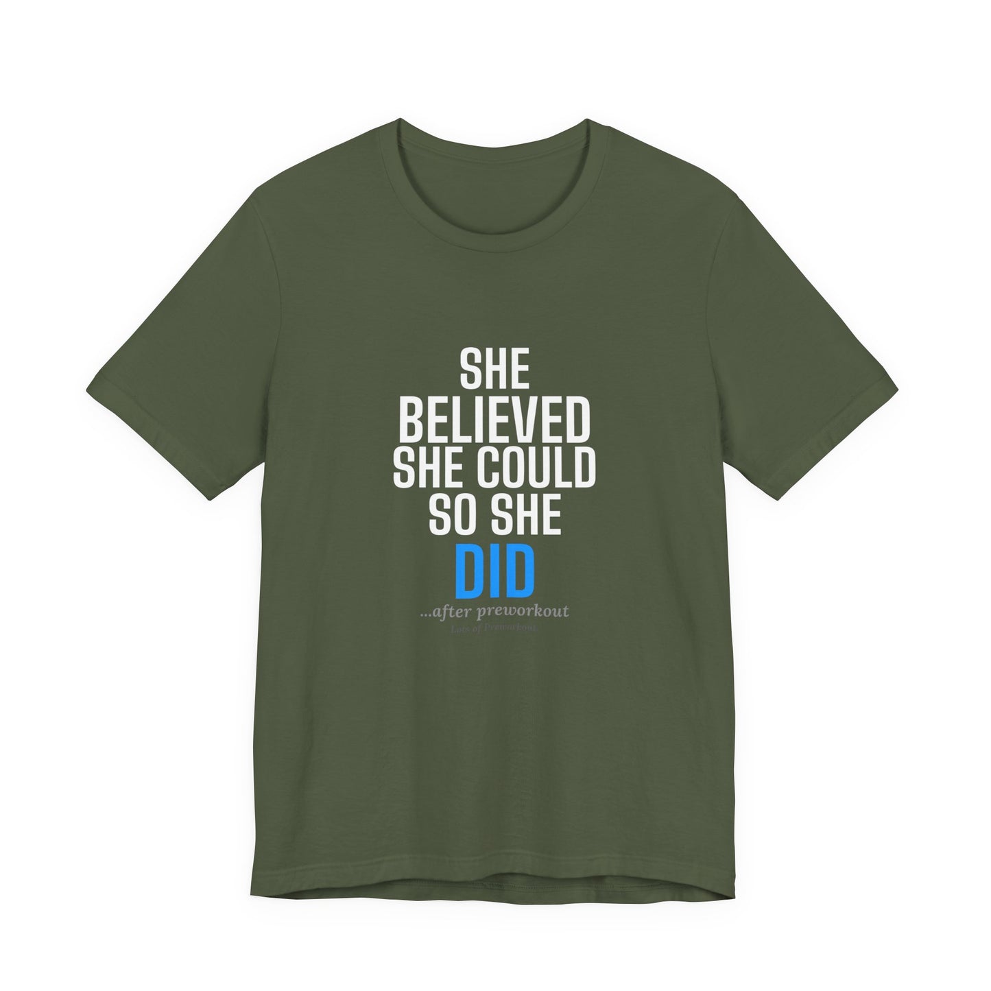DoD Fitness - She Believed Tee