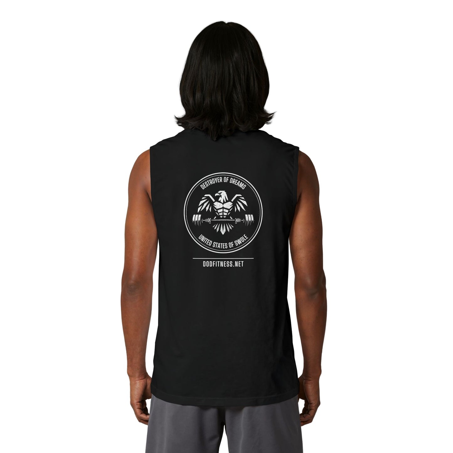 DoD Fitness - No Squatting Texting Rack Stringer Tank