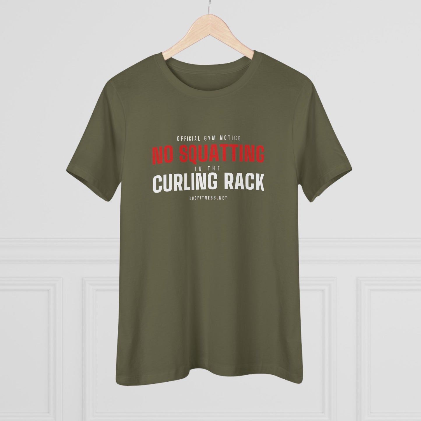 DoD Fitness - Curling Rack Women's Tee