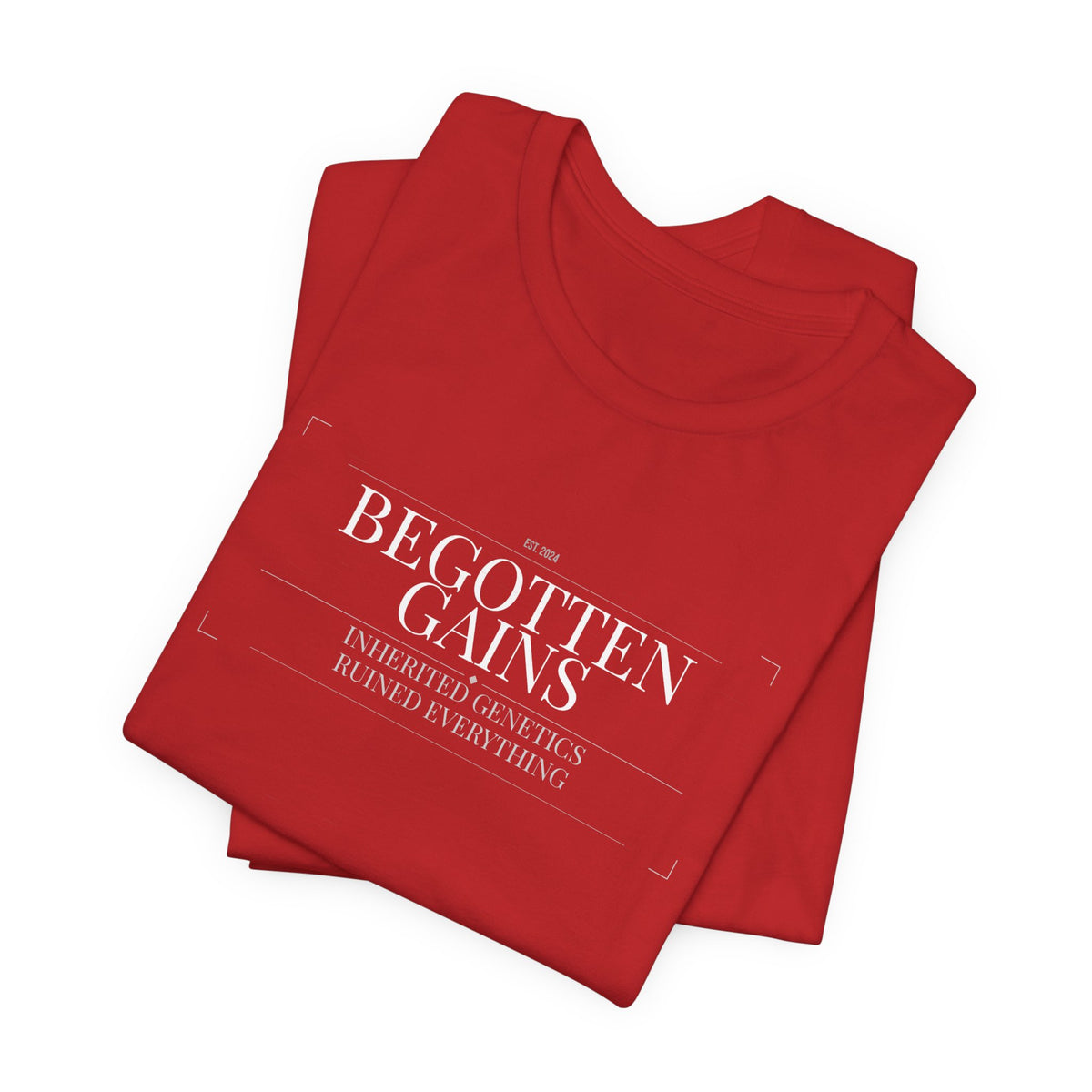 Begotten Gains - Iron Devotion men's tee - funny gym shirt by DoD Fitness