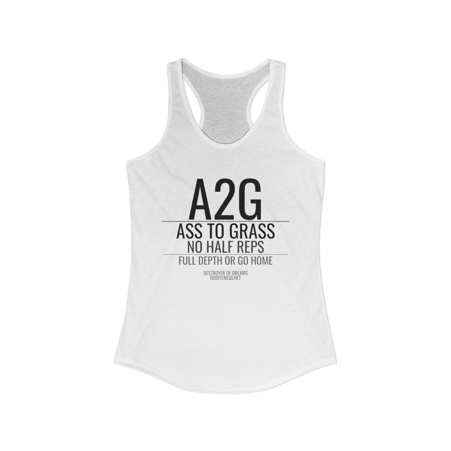 DoD Fitness - A2G - No Half Reps Women's Tank