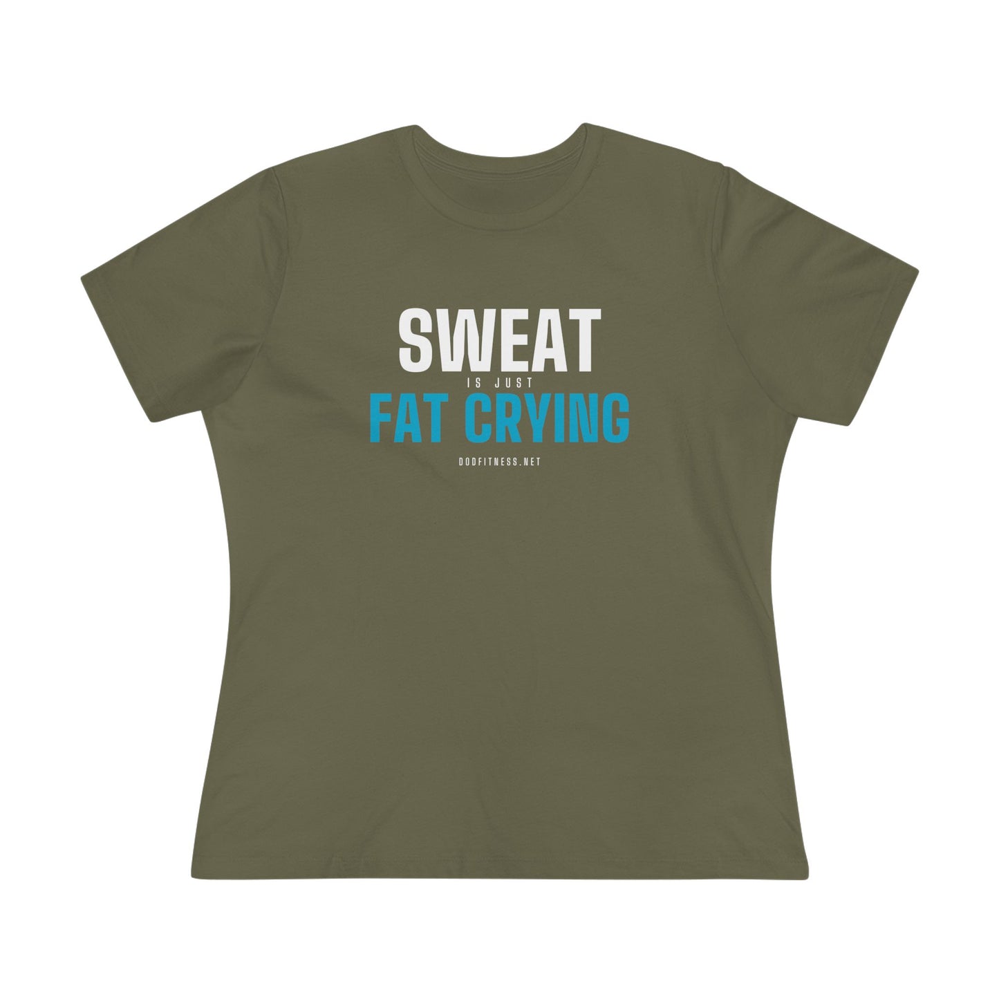 DoD Fitness - Fat Crying Frown Women's Tee