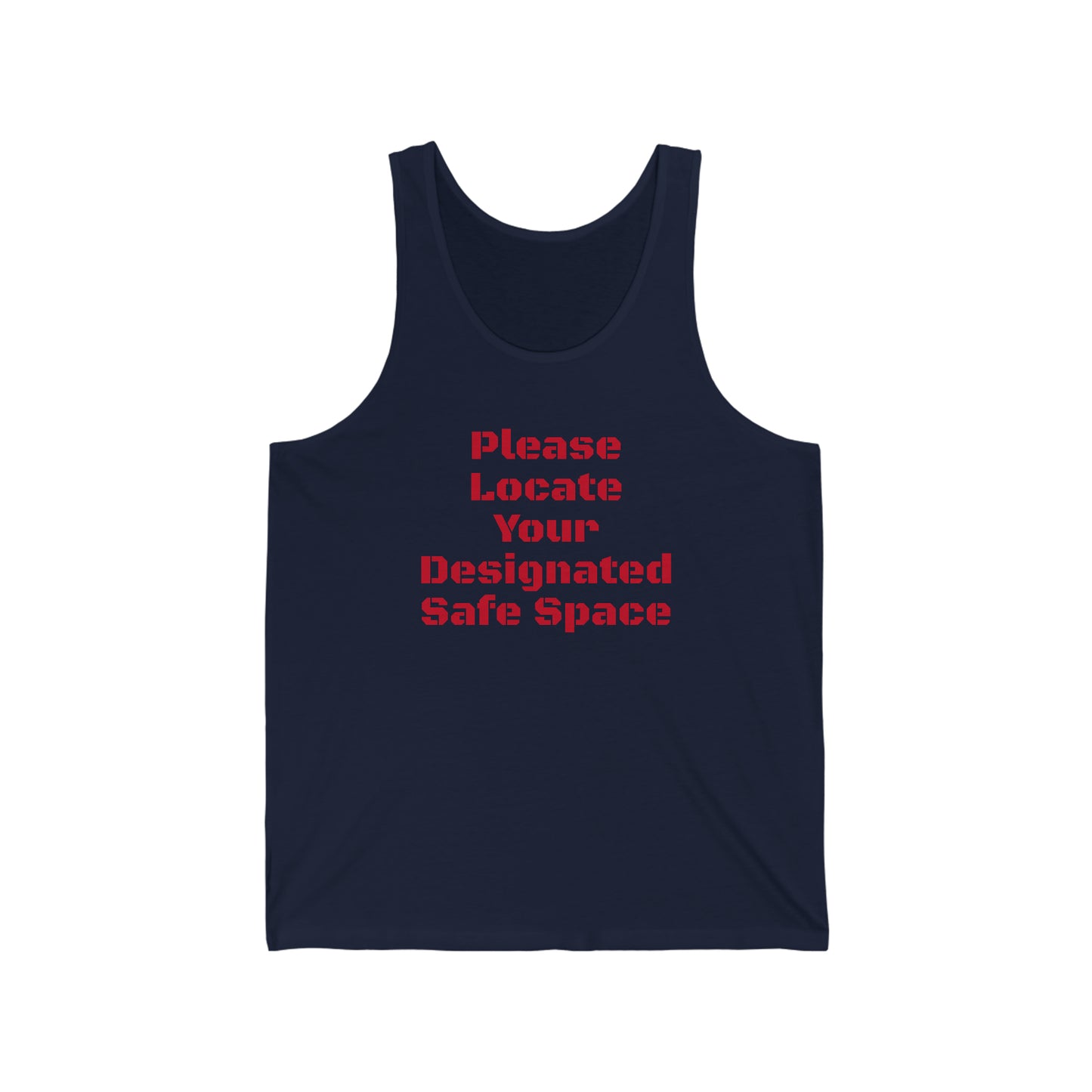 DoD Safe Space Unisex Jersey Tank