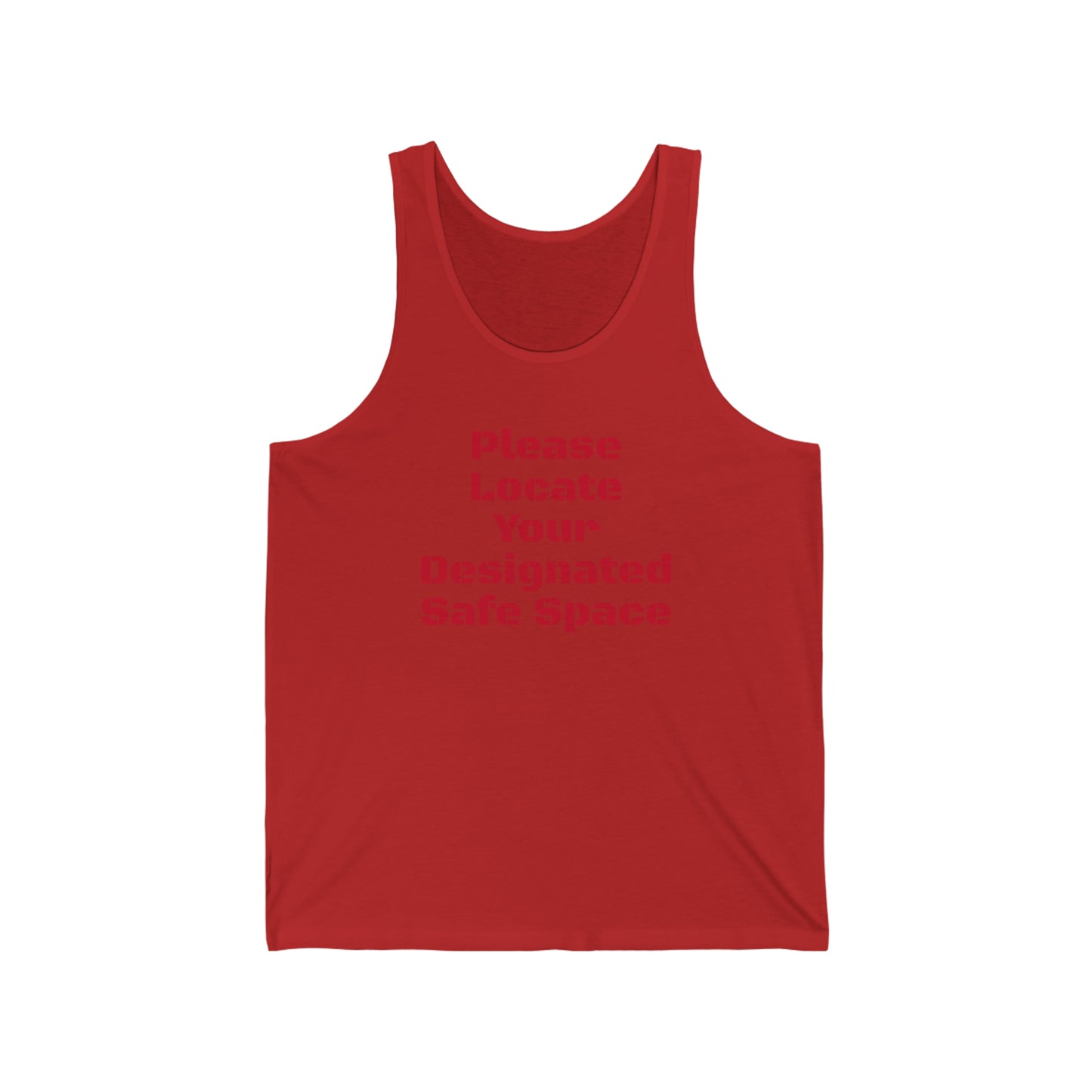 DoD Safe Space Unisex Jersey Tank