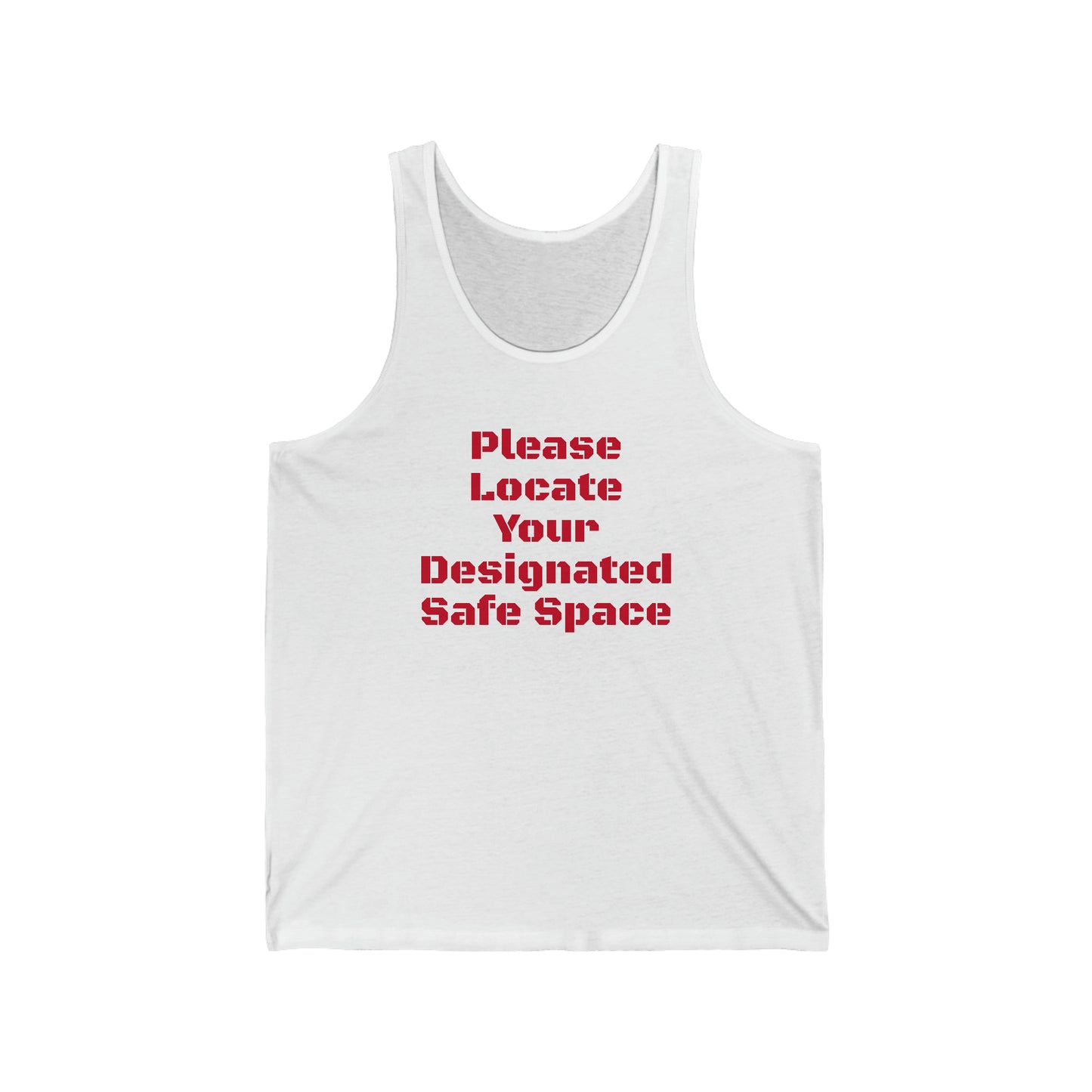 DoD Safe Space Unisex Jersey Tank