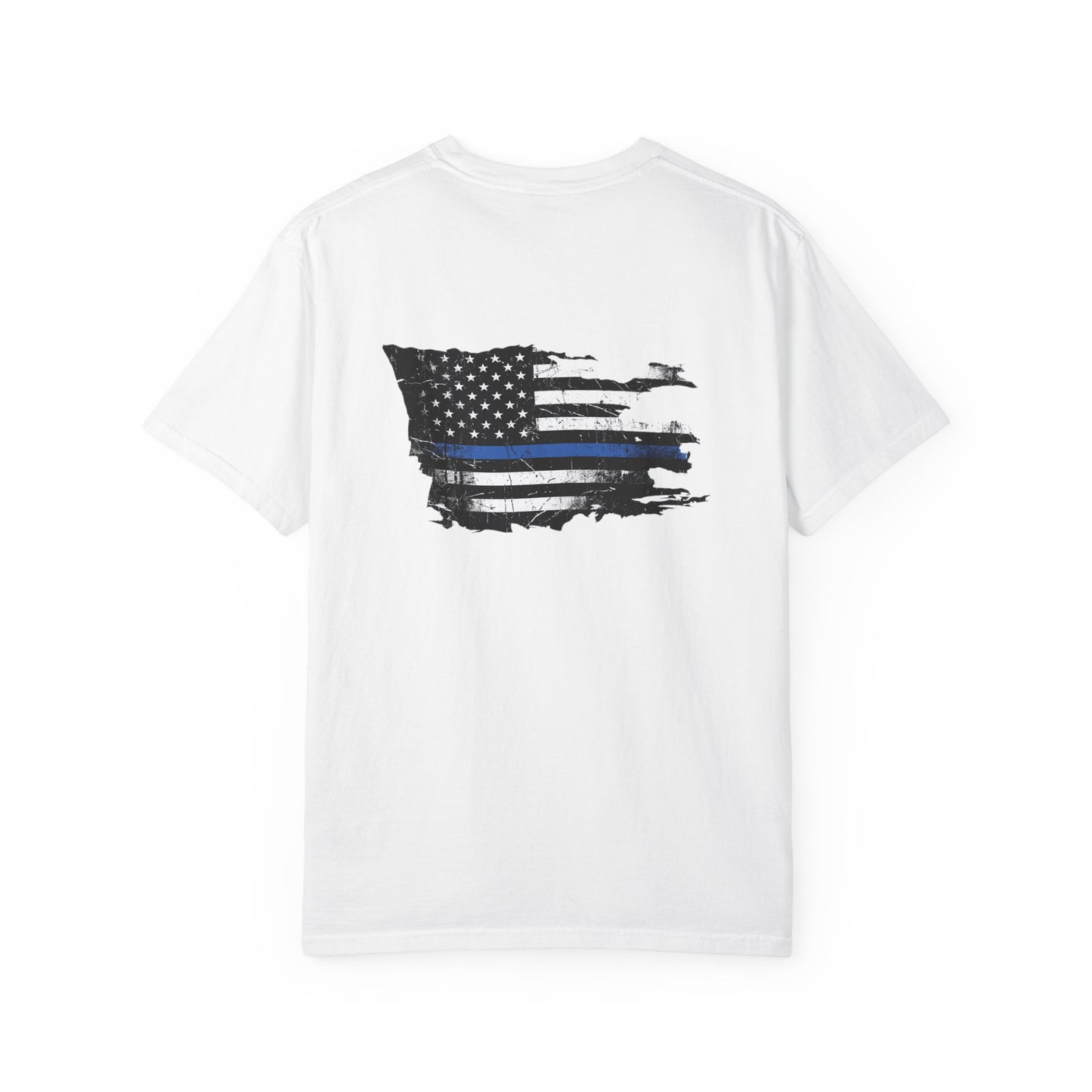 Thin Blue Line men's tee - funny gym shirt by DoD Fitness