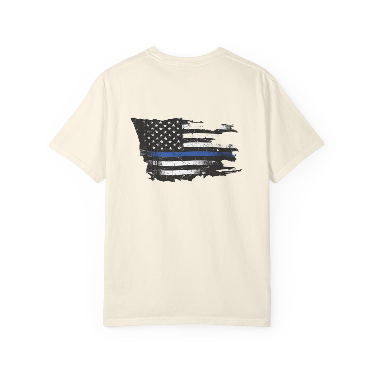Thin Blue Line men's tee - funny gym shirt by DoD Fitness