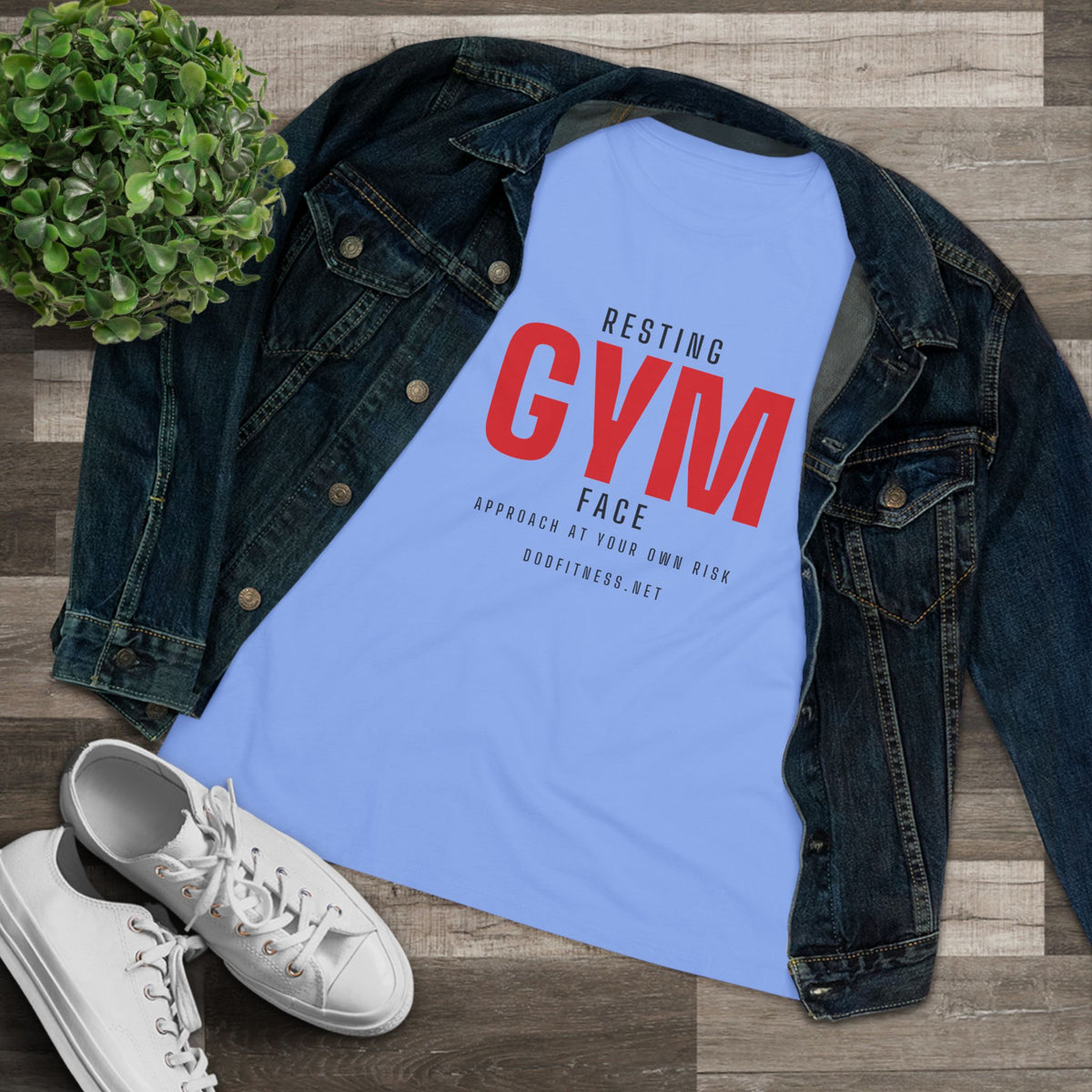 DoD Fitness - Resting Gym Face Women's Tee