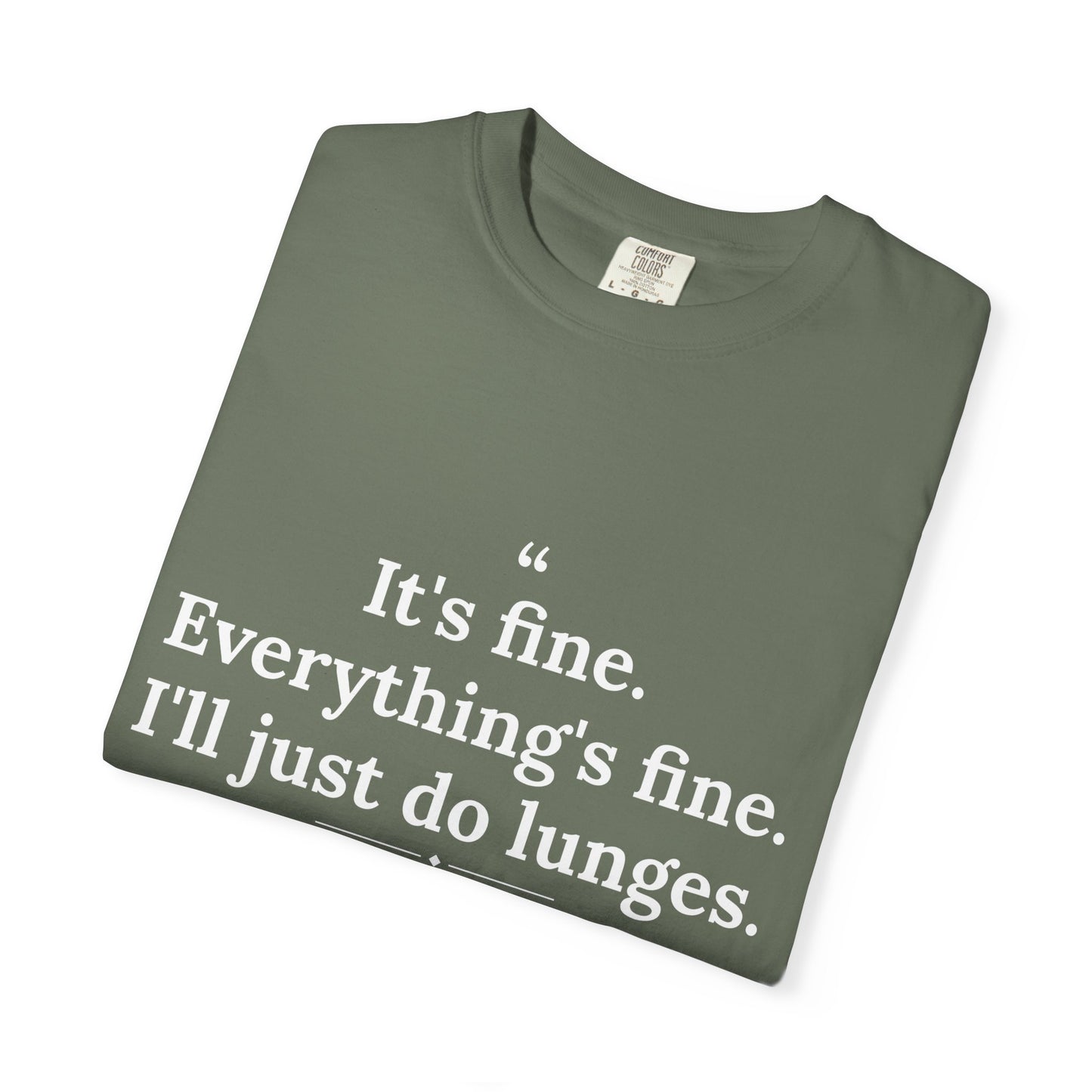 Passivitis - I'll Just Do Lunges men's tee - funny gym shirt by DoD Fitness