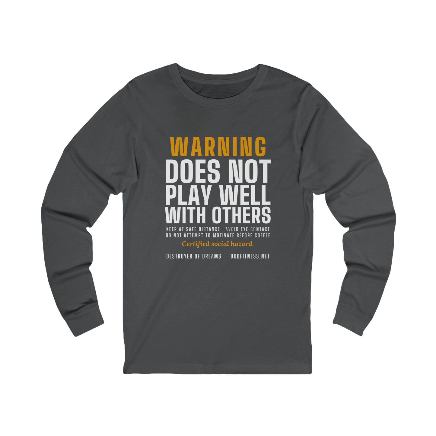 DoD Fitness - Warning Label Long Sleeve
