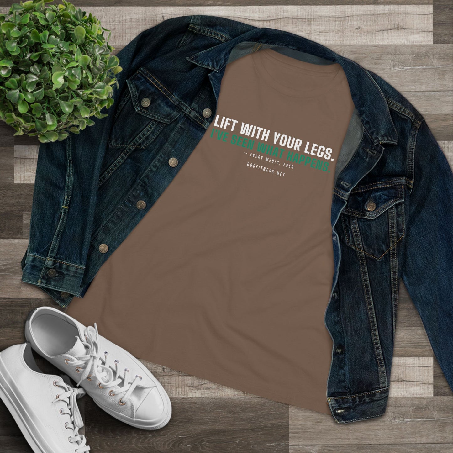 DoD Fitness - Lift With Your Legs Women's Tee