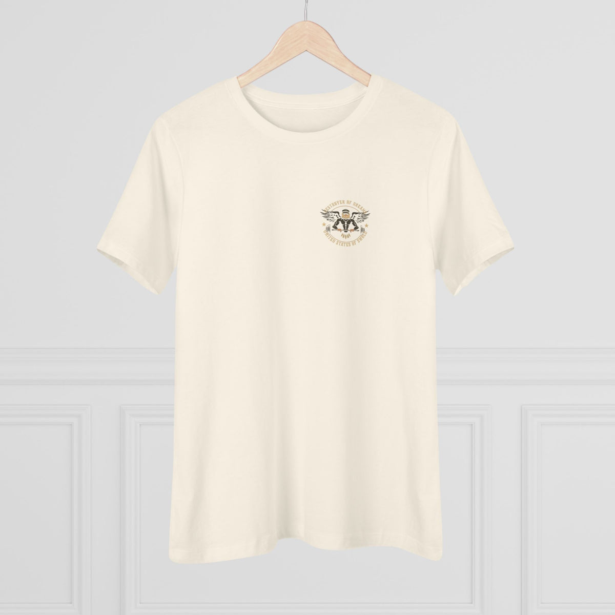 United We Serve - Military women's tee - funny gym shirt by DoD Fitness