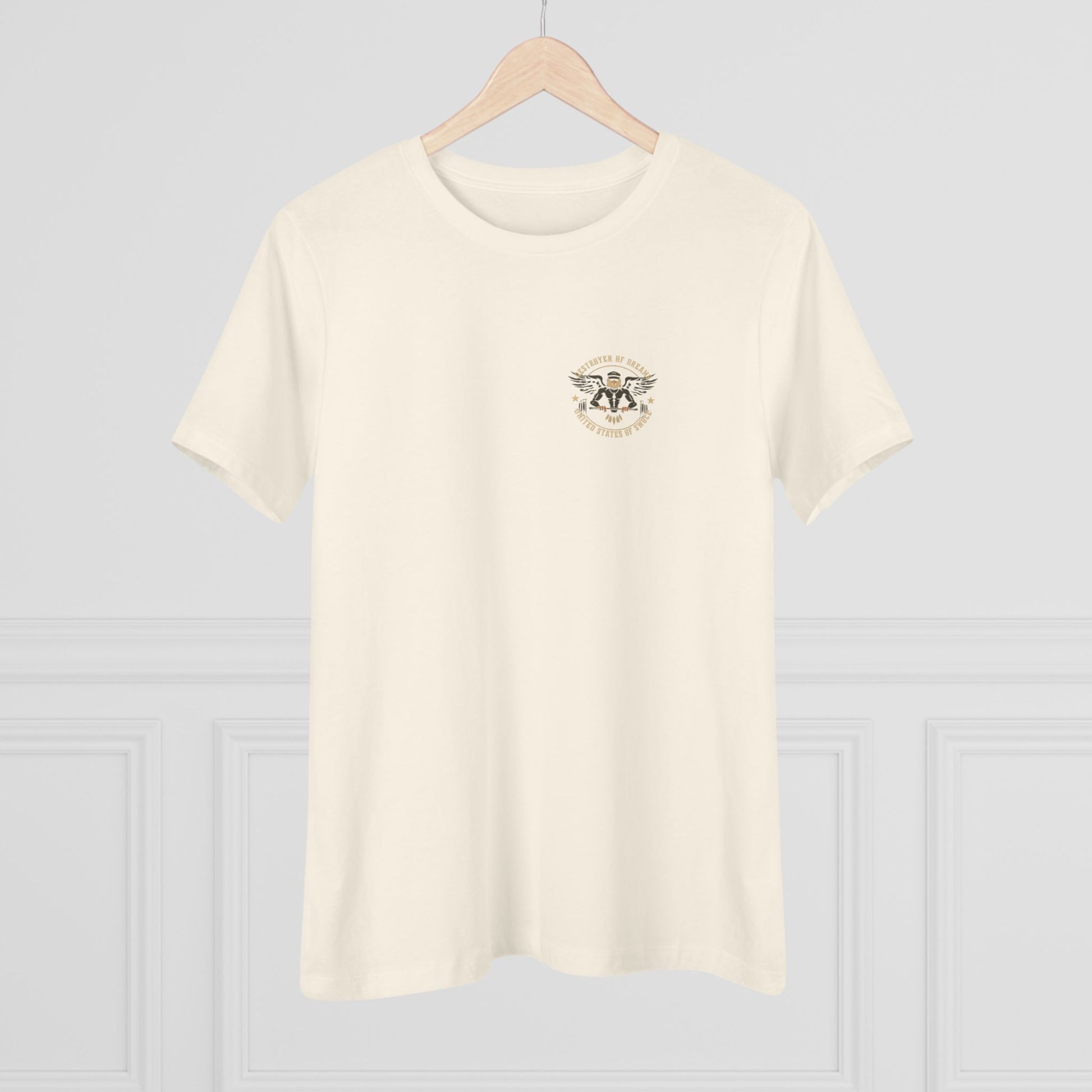 United We Serve - Military women's tee - funny gym shirt by DoD Fitness