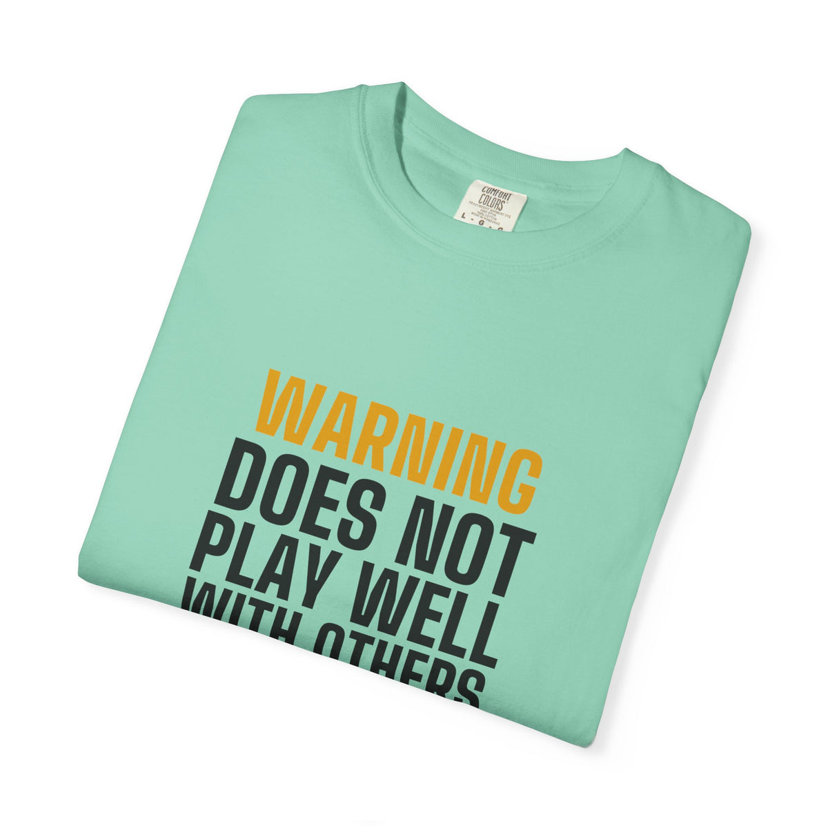 Warning Label men's tee - funny gym shirt by DoD Fitness